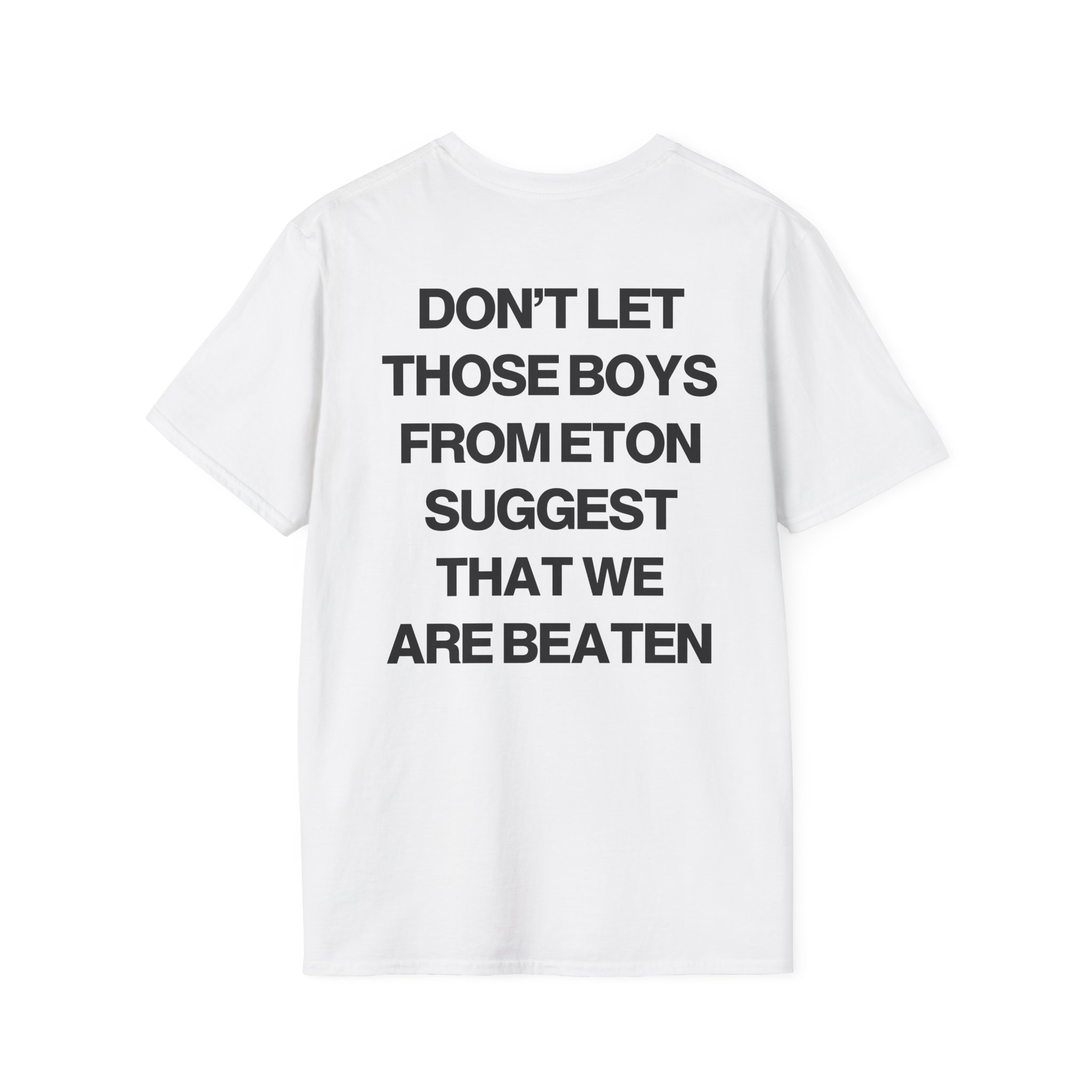 Manic Street Preachers Boys From Eton Unisex Softstyle T-Shirt