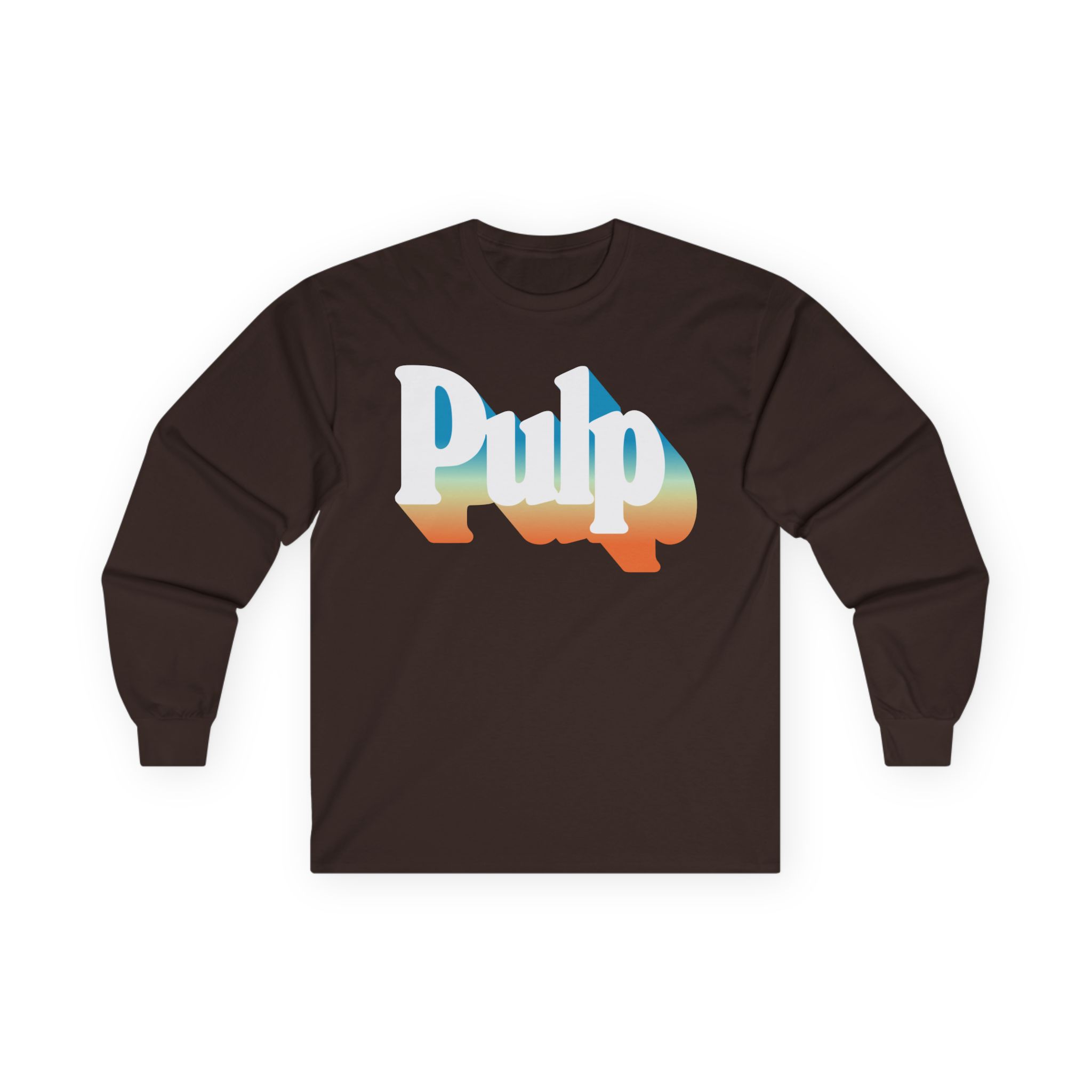 Pulp Gradient Logo Unisex Ultra Cotton Long Sleeve Tee