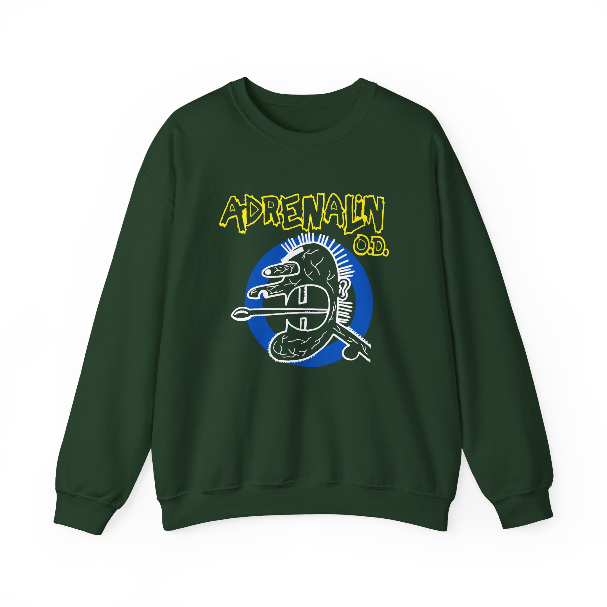 Adrenalin Od Vein Head Unisex Heavy Blendâ„¢ Crewneck Sweatshirt