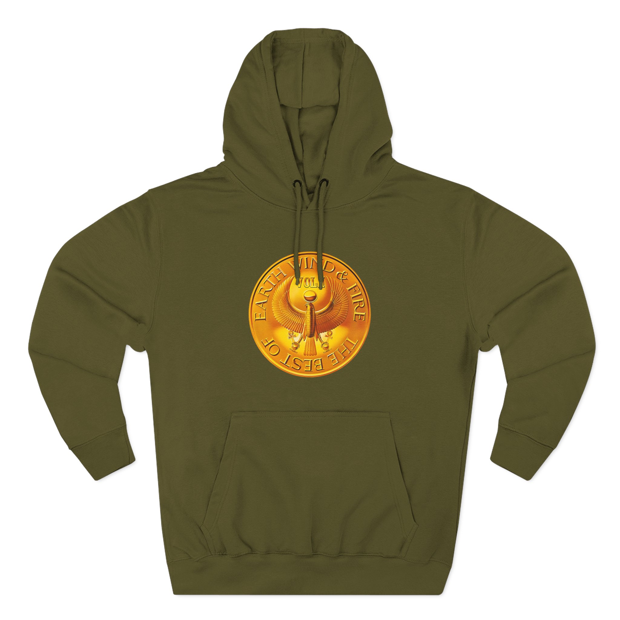 Earth Wind & Fire Medallion Teal Three-Panel Fleece Hoodie