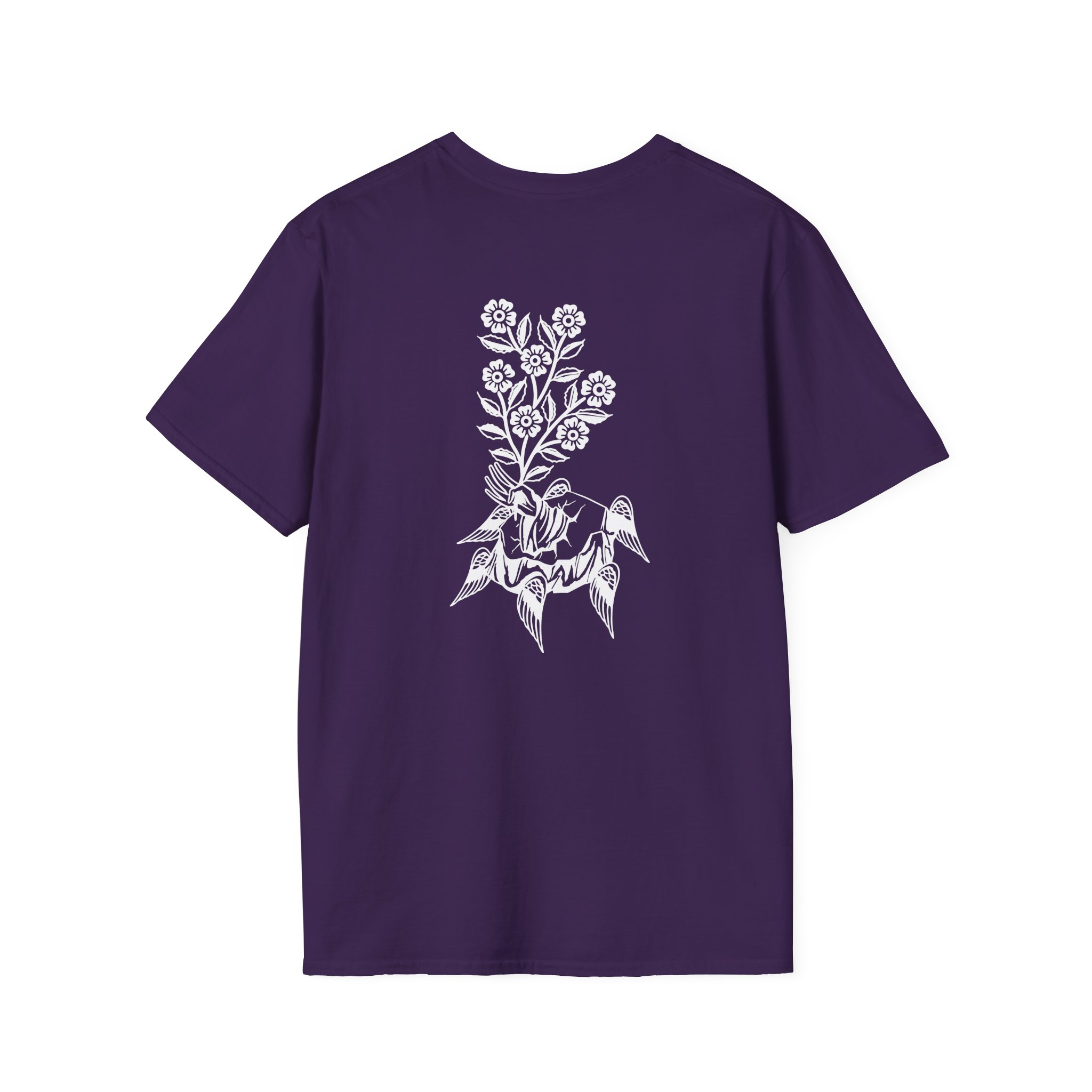 Fireworks Flowers Unisex Softstyle T-Shirt