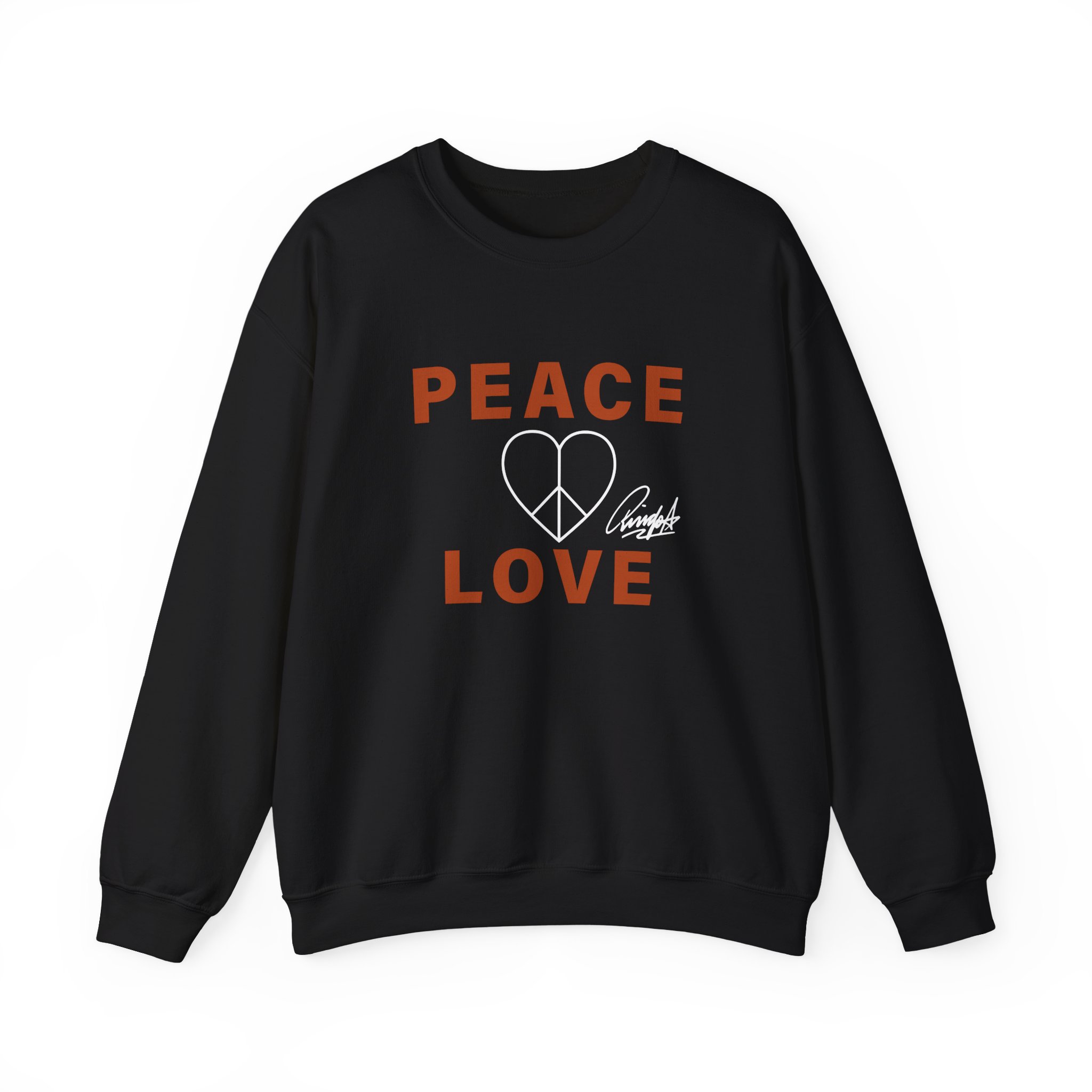 Ringo Starr Peace & Love Unisex Heavy Blendâ„¢ Crewneck Sweatshirt