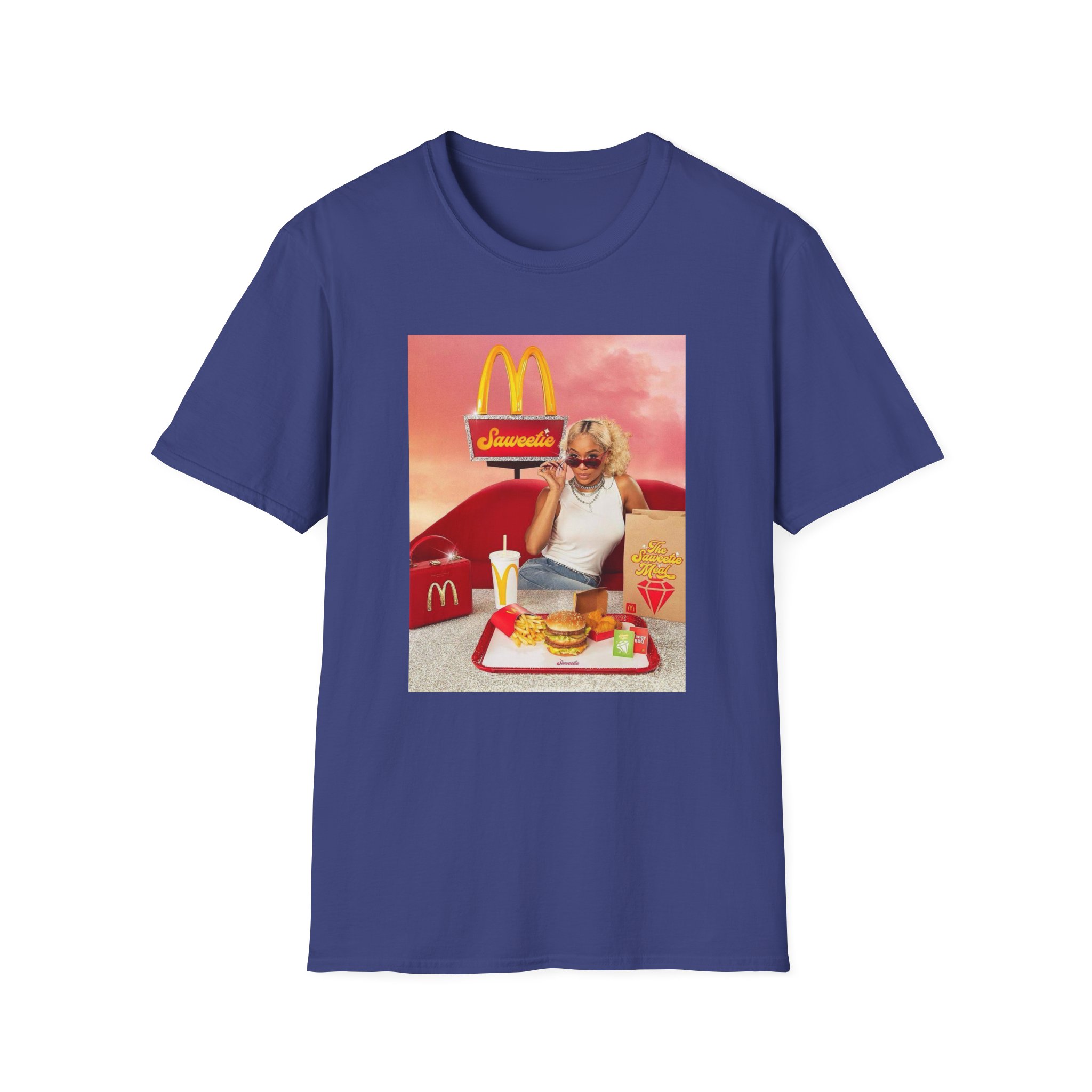 Saweetie Mcdonald's Unisex Softstyle T-Shirt
