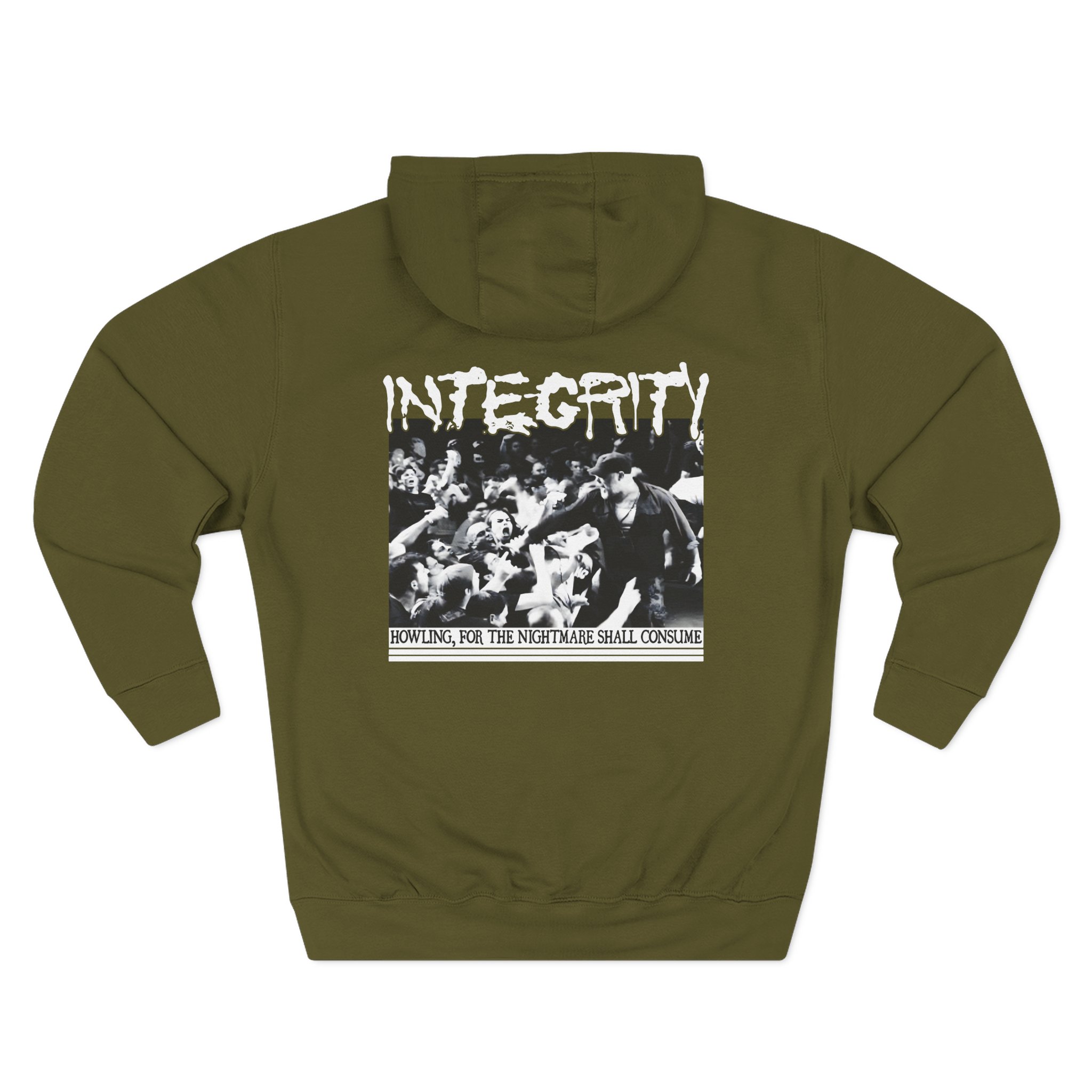 Integrity Logo Three-Panel Fleece Hoodie