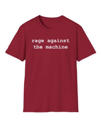 Rage Against the Machine Typewriter Molotov Unisex Softstyle T-Shirt