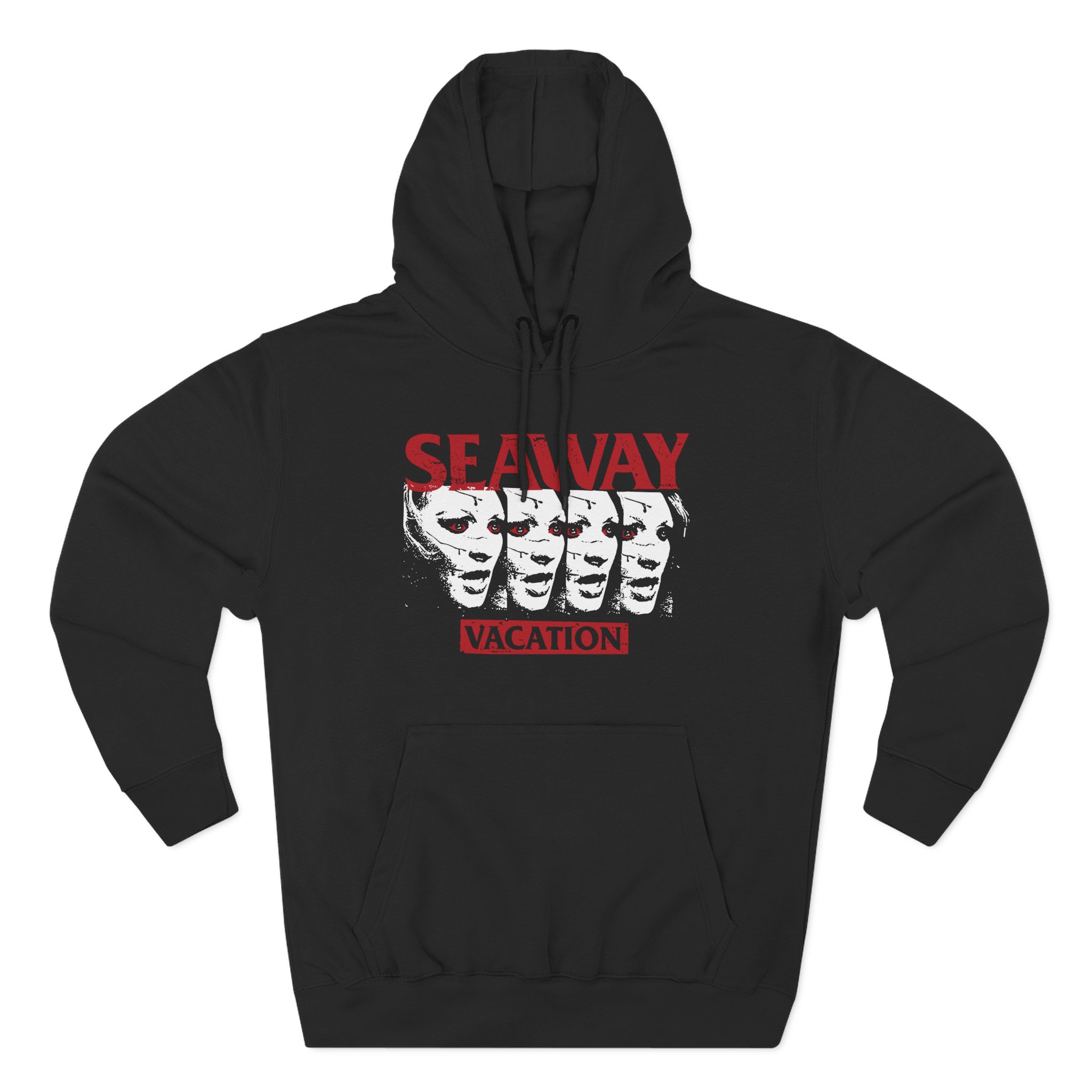 Seaway Vacation Face Three-Panel Fleece Hoodie