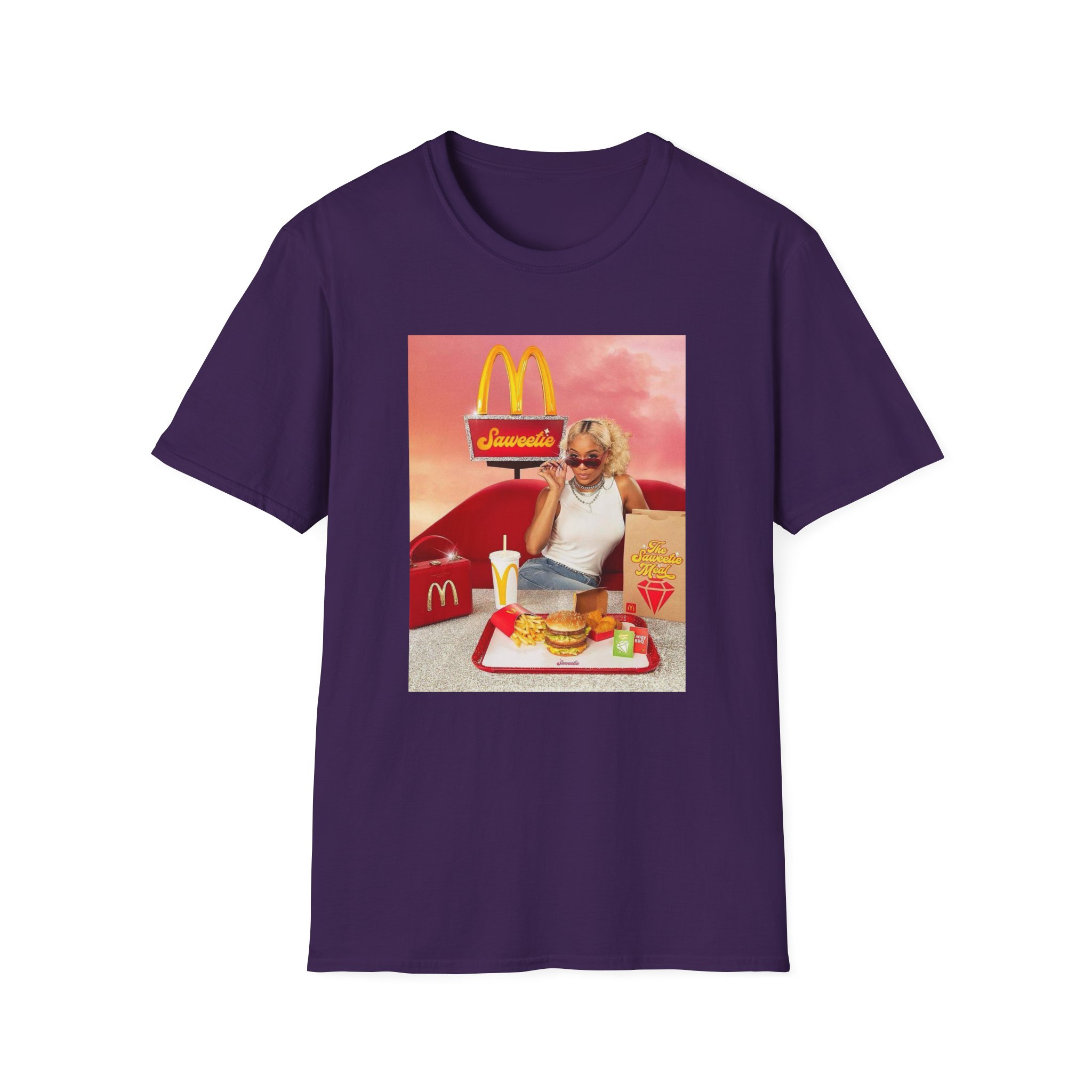 Saweetie Mcdonald's Unisex Softstyle T-Shirt