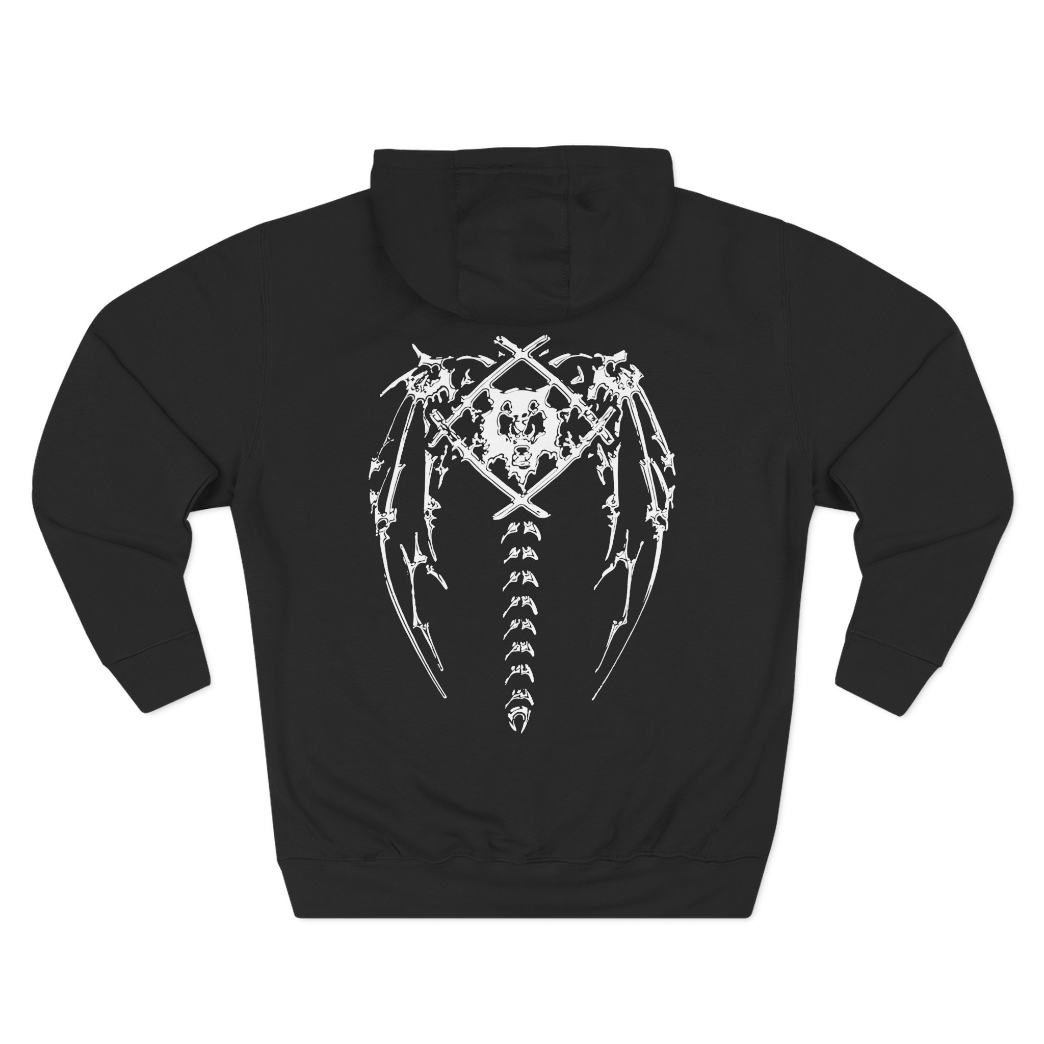 Xavier Wulf hollowsquad Three-Panel Fleece Hoodie