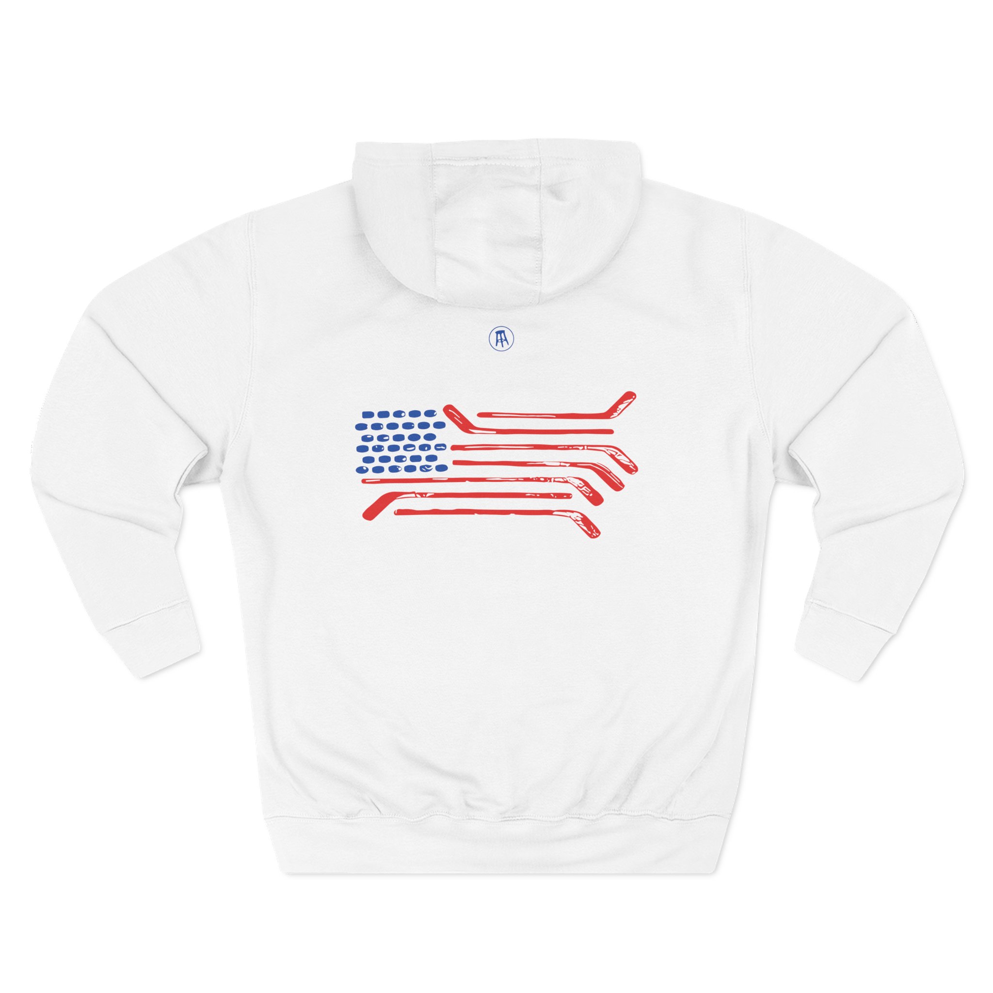 Spittin Chiclets Flag Three-Panel Fleece Hoodie
