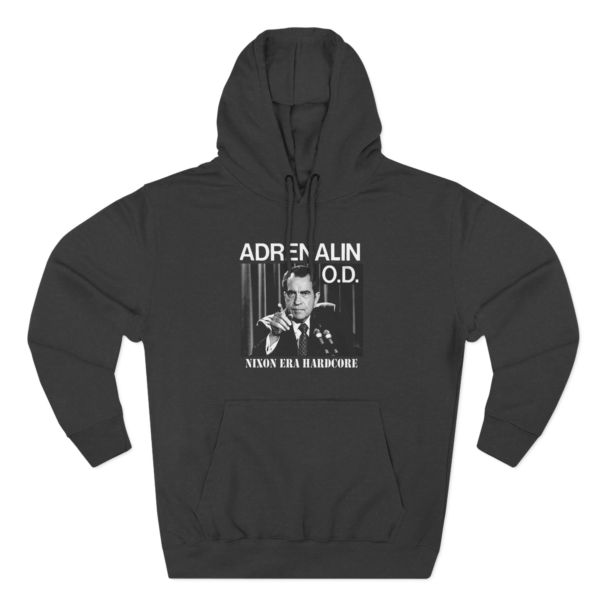 Adrenalin Od Nixon Era Hardcore Three-Panel Fleece Hoodie