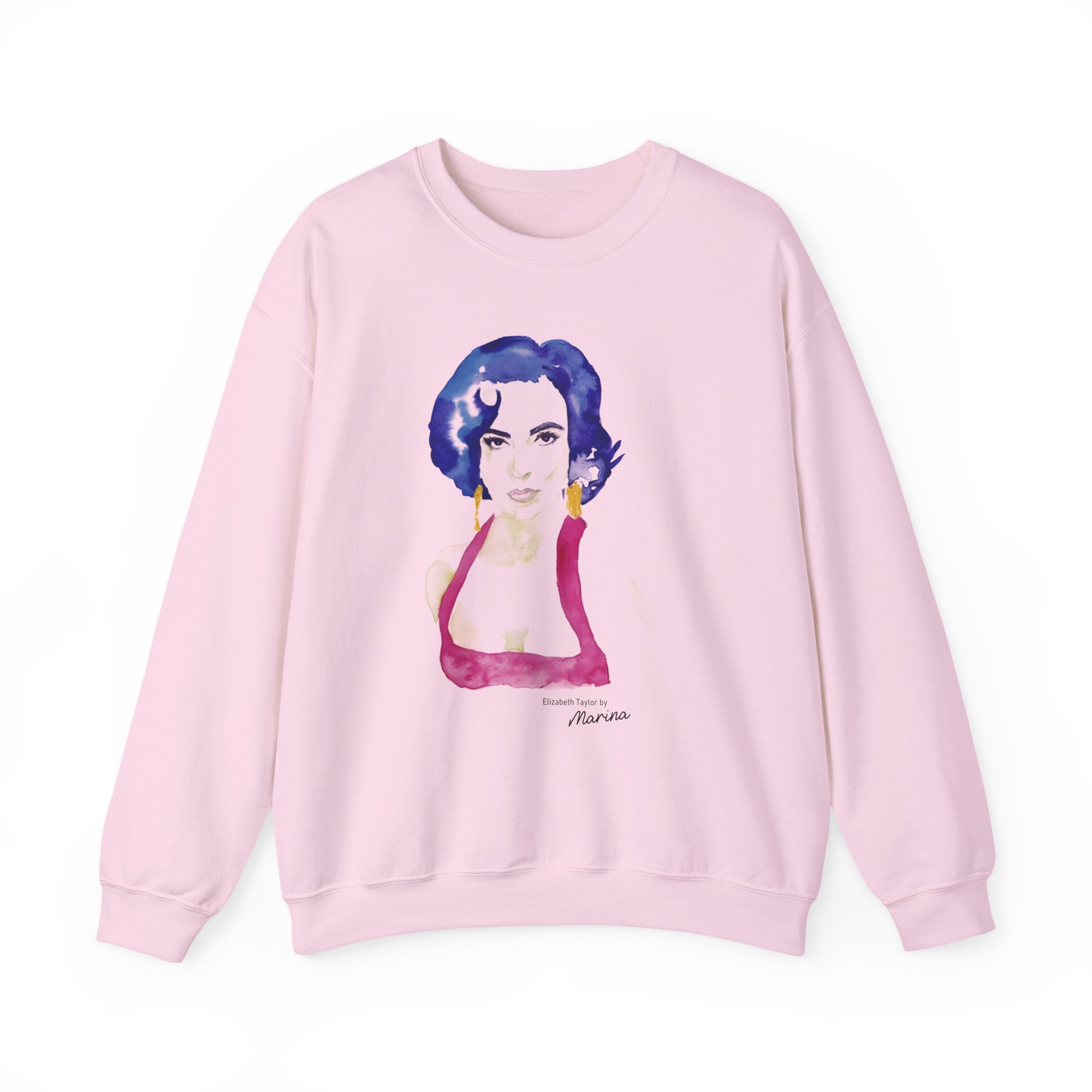 Marina Elizabeth Taylor Illustration Unisex Heavy Blendâ„¢ Crewneck Sweatshirt