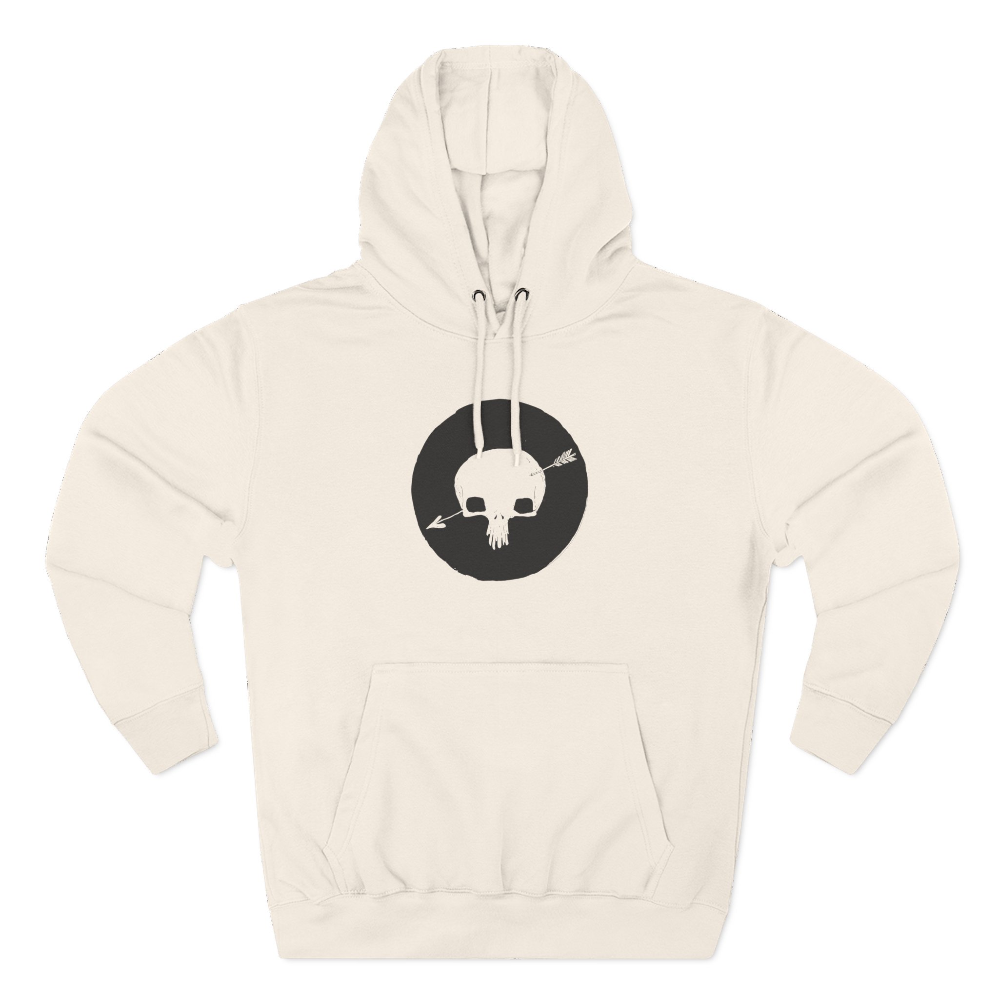 Shakey Graves SKULL Three-Panel Fleece Hoodie