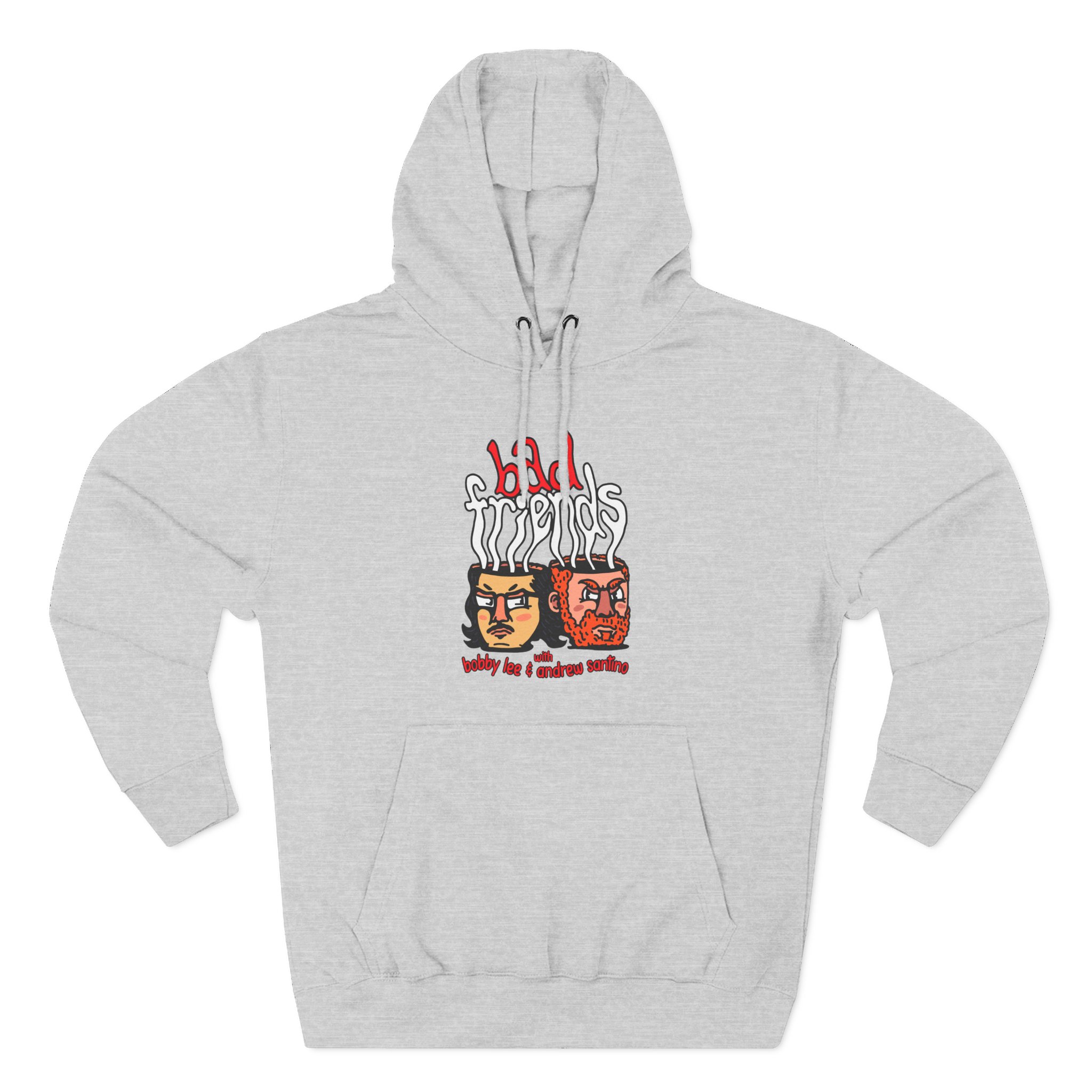 Bad Friends Mugheads Three-Panel Fleece Hoodie