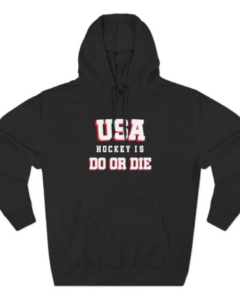 Spittin Chiclets Usa Do or Die Three-Panel Fleece Hoodie