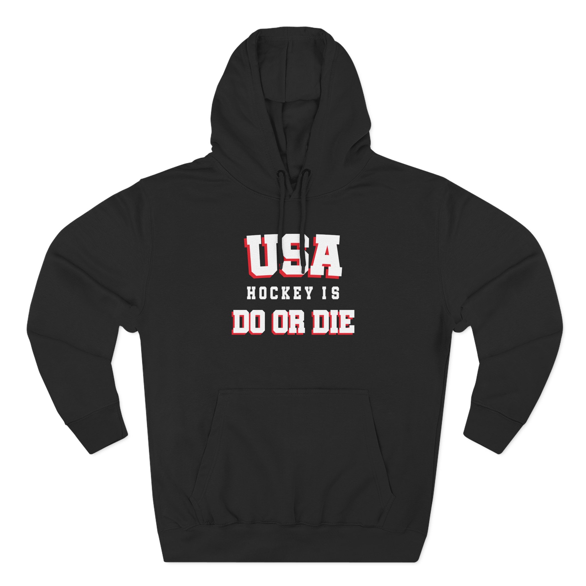 Spittin Chiclets Usa Do or Die Three-Panel Fleece Hoodie