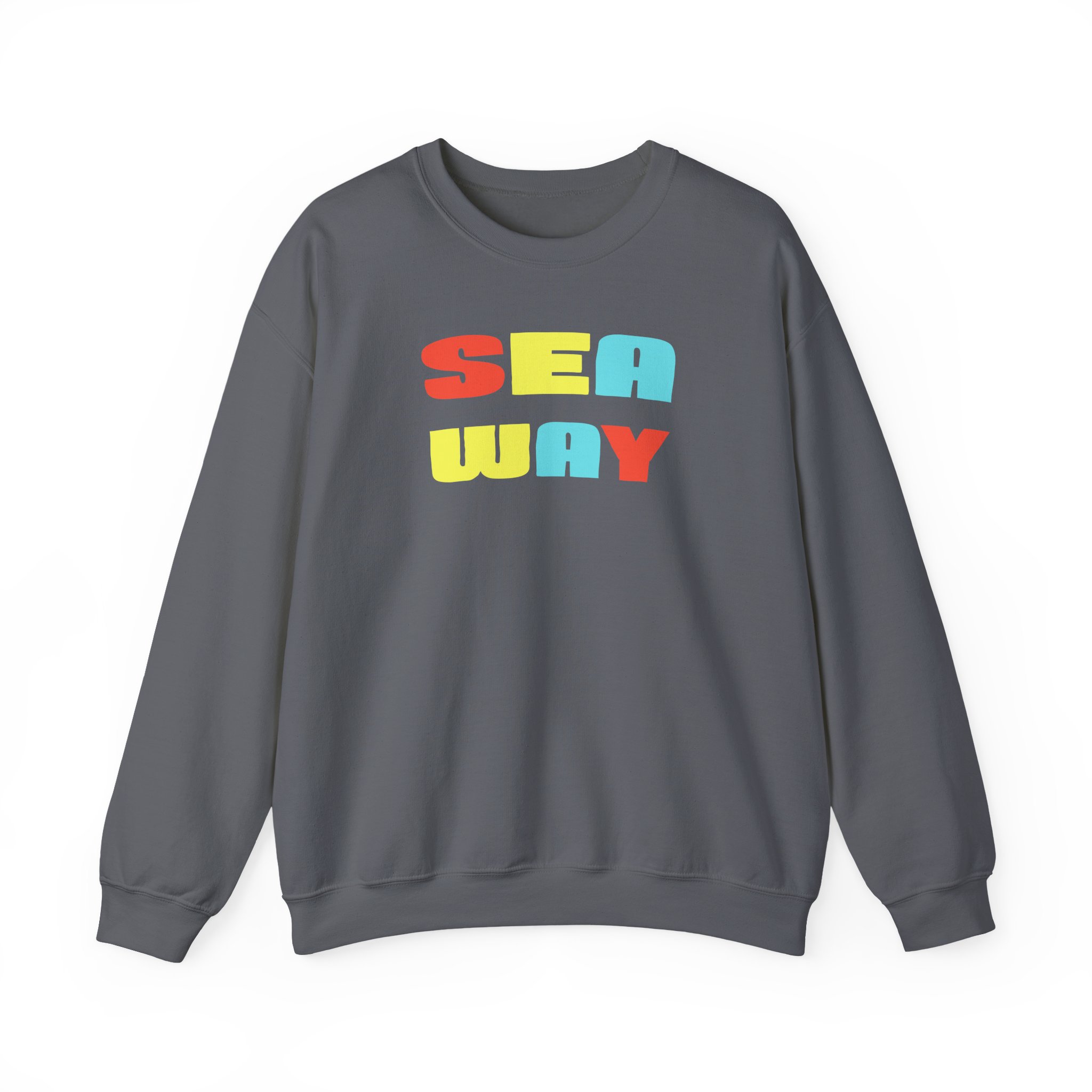 Seaway Big Vibe Stacked Unisex Heavy Blendâ„¢ Crewneck Sweatshirt