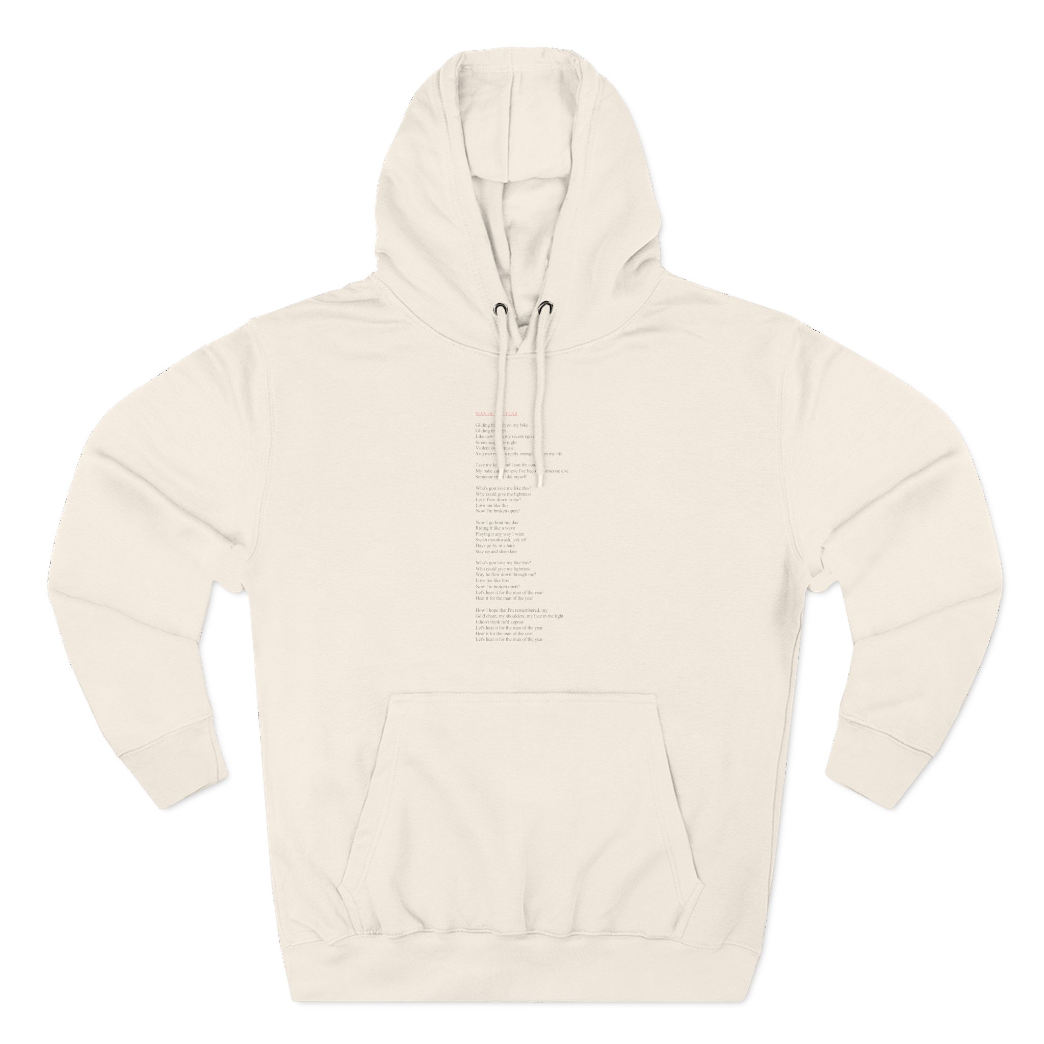 Lorde Moty Lyric Three-Panel Fleece Hoodie