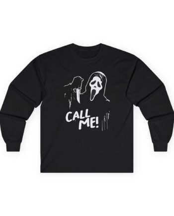 Ghostface CALL ME Unisex Ultra Cotton Long Sleeve Tee
