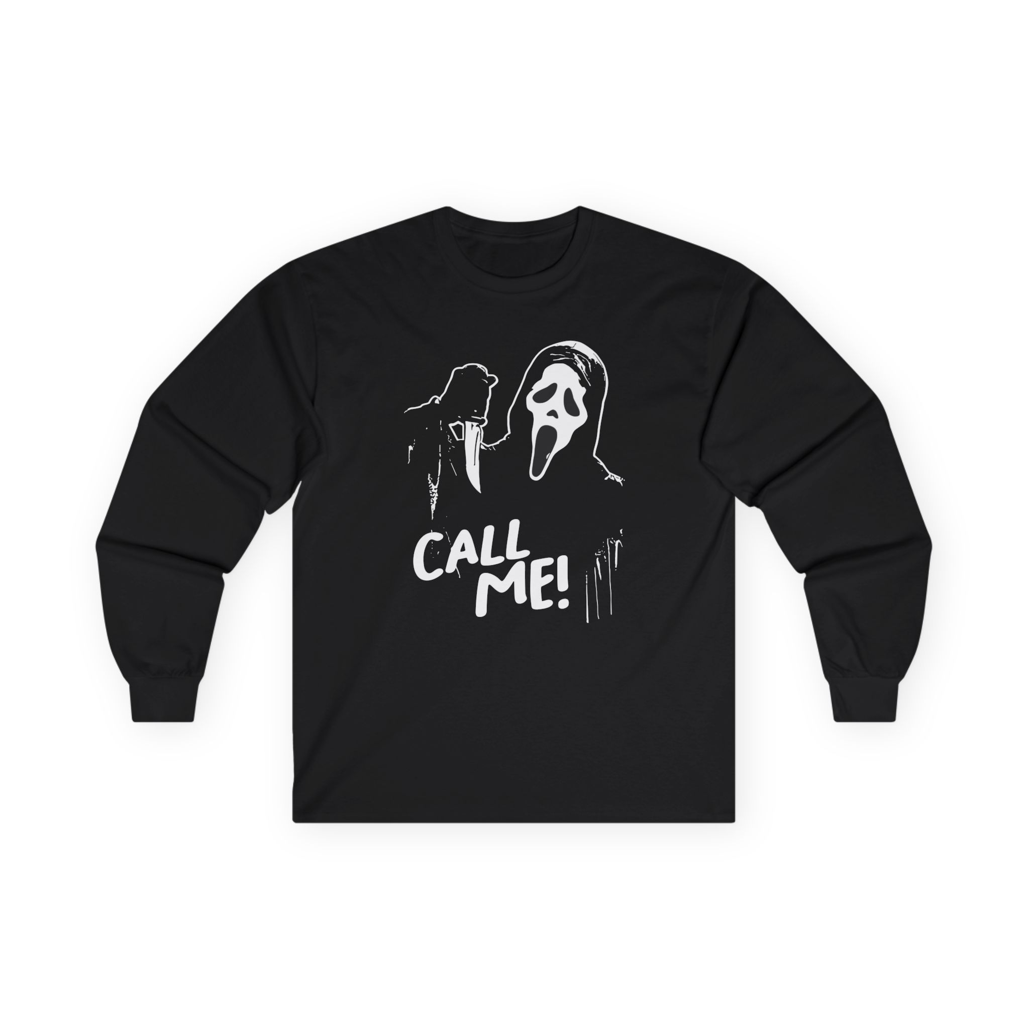 Ghostface CALL ME Unisex Ultra Cotton Long Sleeve Tee