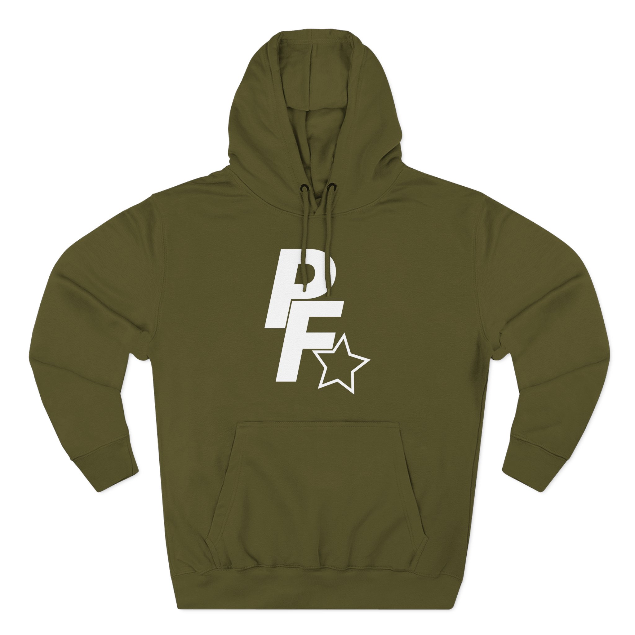 Xavier Wulf Pinkflamingousa Three-Panel Fleece Hoodie