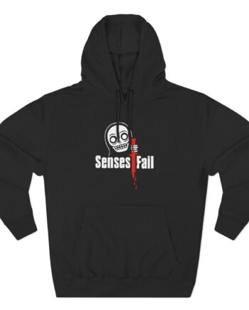 Senses Fail Knife Three-Panel Fleece Hoodie