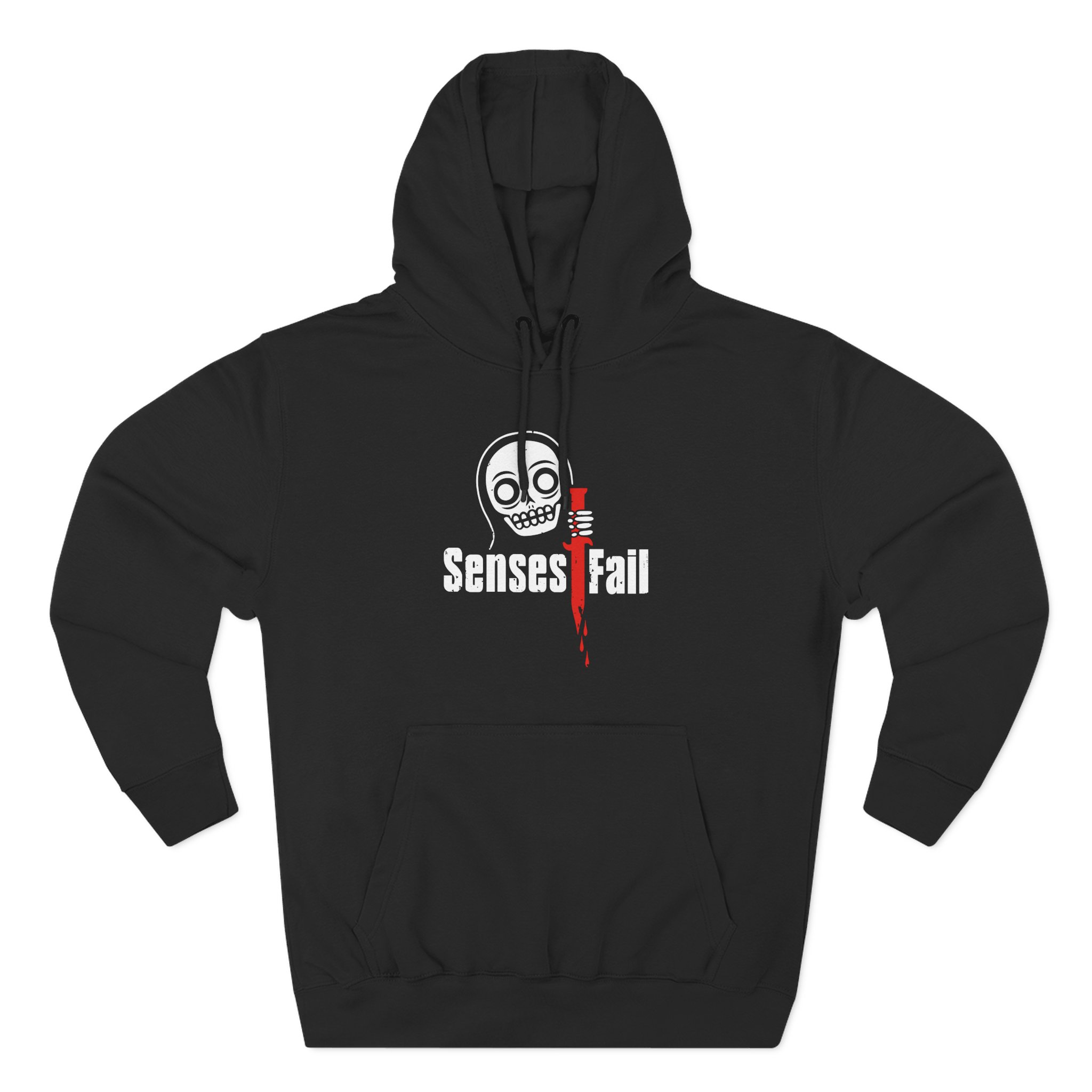 Senses Fail Knife Three-Panel Fleece Hoodie