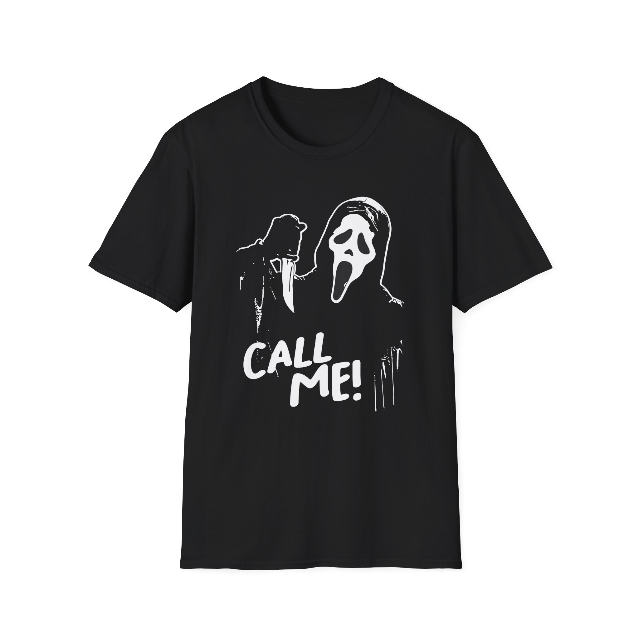 Ghostface CALL ME Unisex Softstyle T-Shirt