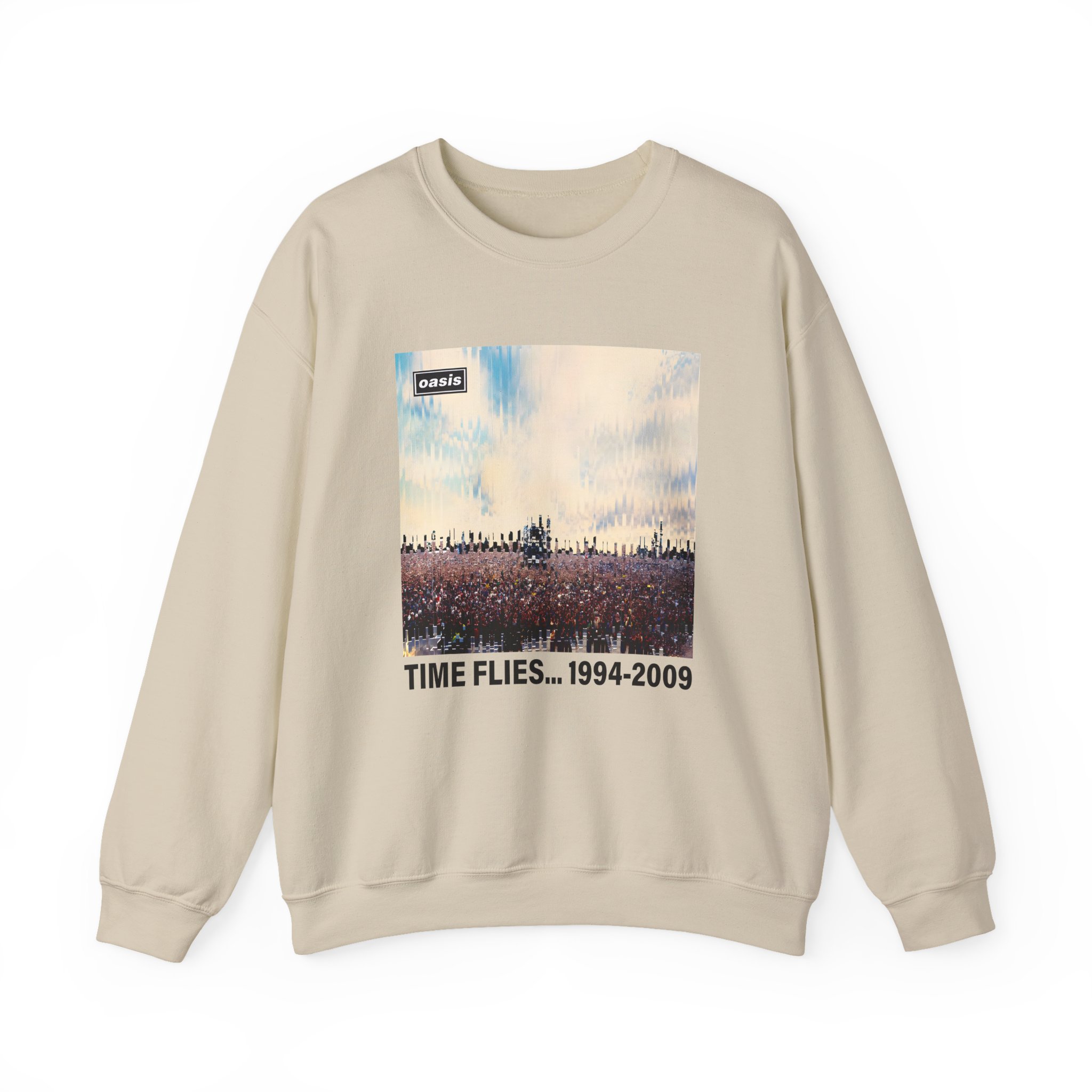 Oasis Time Flies 15th Anniversary Unisex Heavy Blendâ„¢ Crewneck Sweatshirt