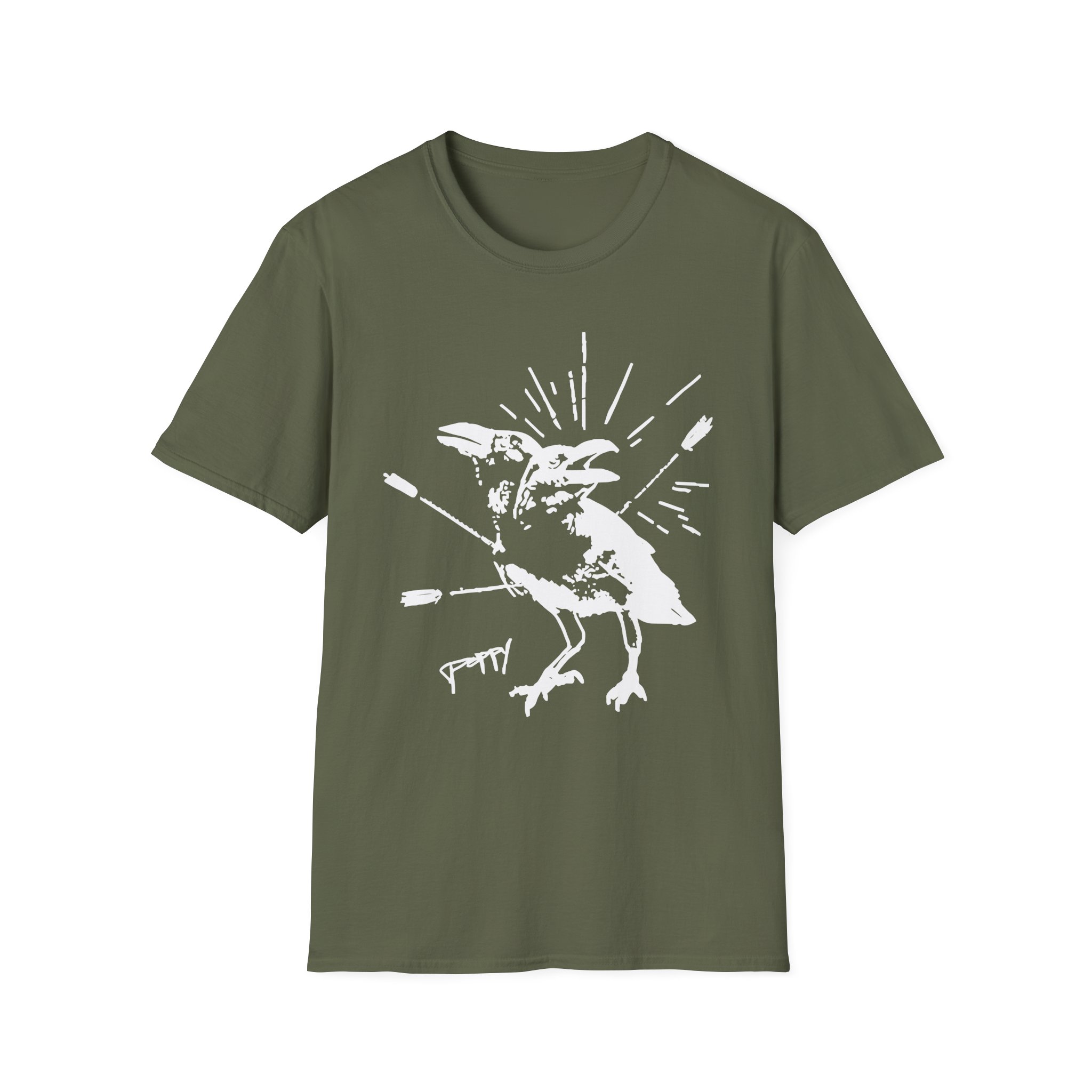 Poppy Coward Birds Unisex Softstyle T-Shirt