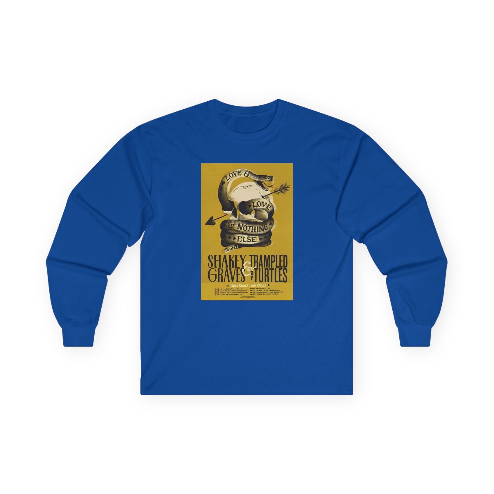 Shakey Graves West Coast Tour Unisex Ultra Cotton Long Sleeve Tee