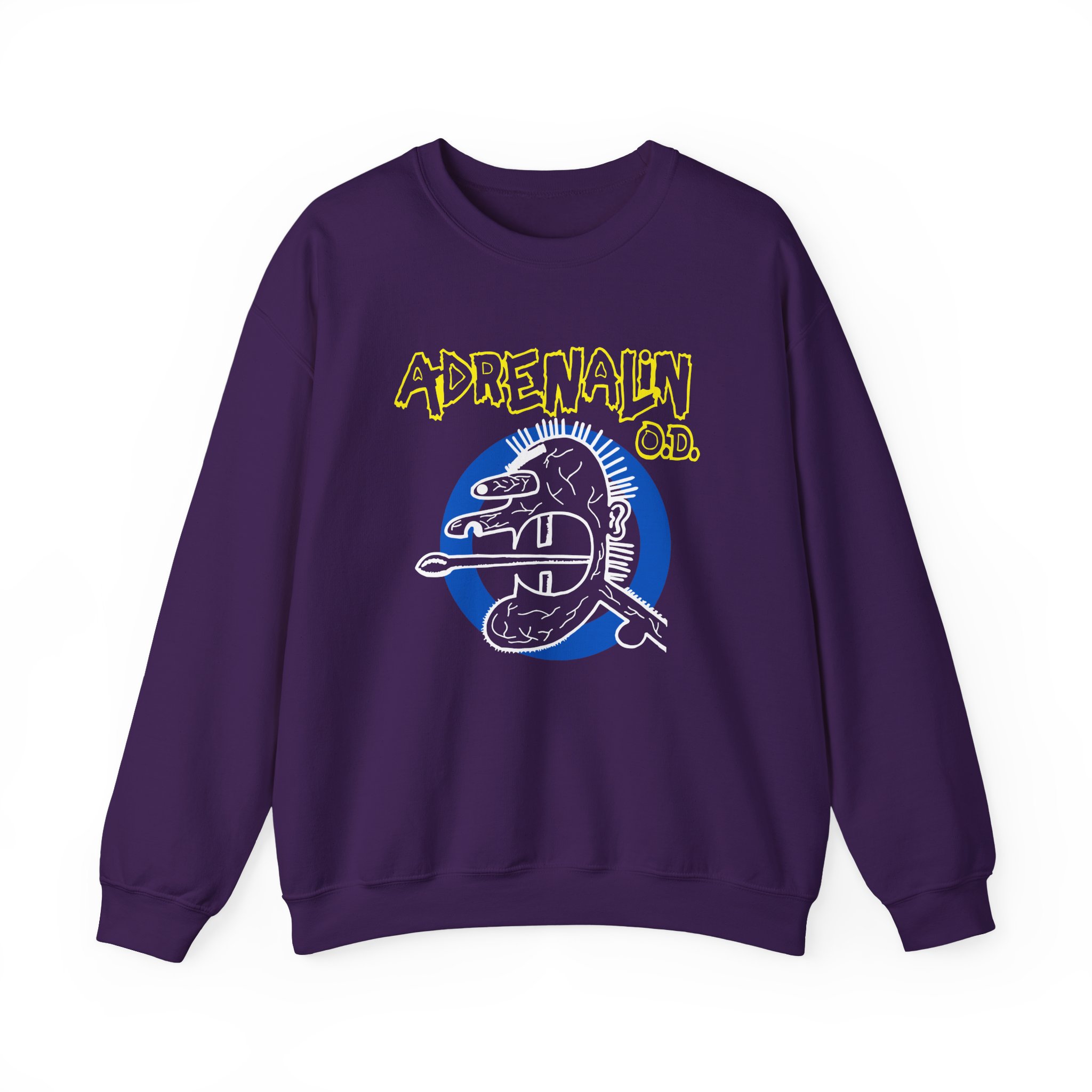 Adrenalin Od Vein Head Unisex Heavy Blendâ„¢ Crewneck Sweatshirt