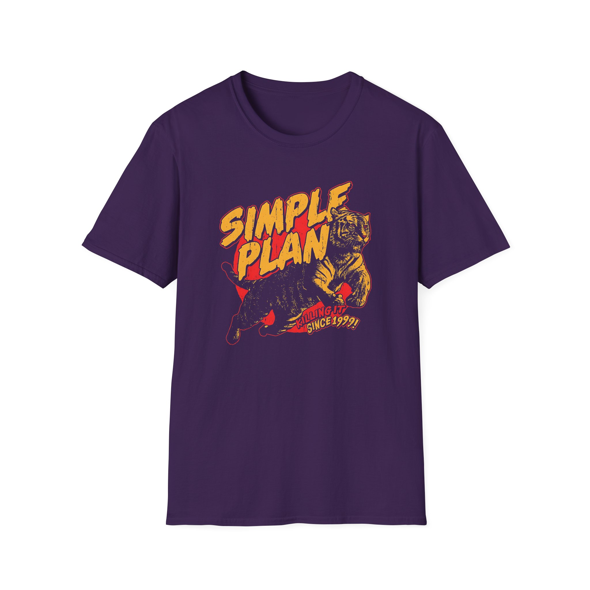 Simple Plan Tiger 1999 Unisex Softstyle T-Shirt