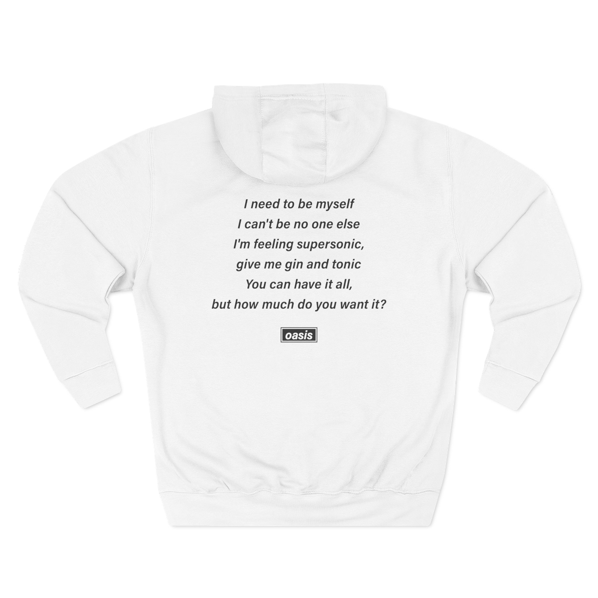 Oasis Supersonic Three-Panel Fleece Hoodie