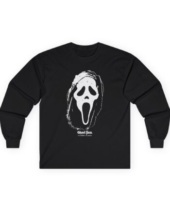 Ghostface Distressed Unisex Ultra Cotton Long Sleeve Tee