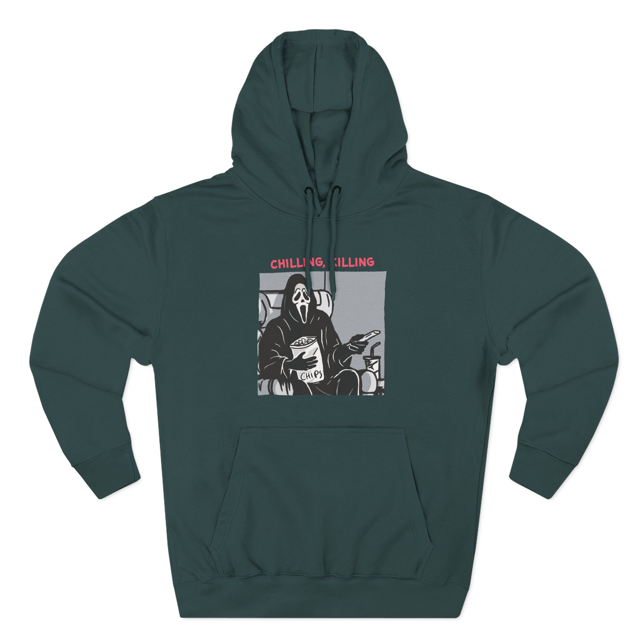 Ghostface Chillin' Killin Three-Panel Fleece Hoodie