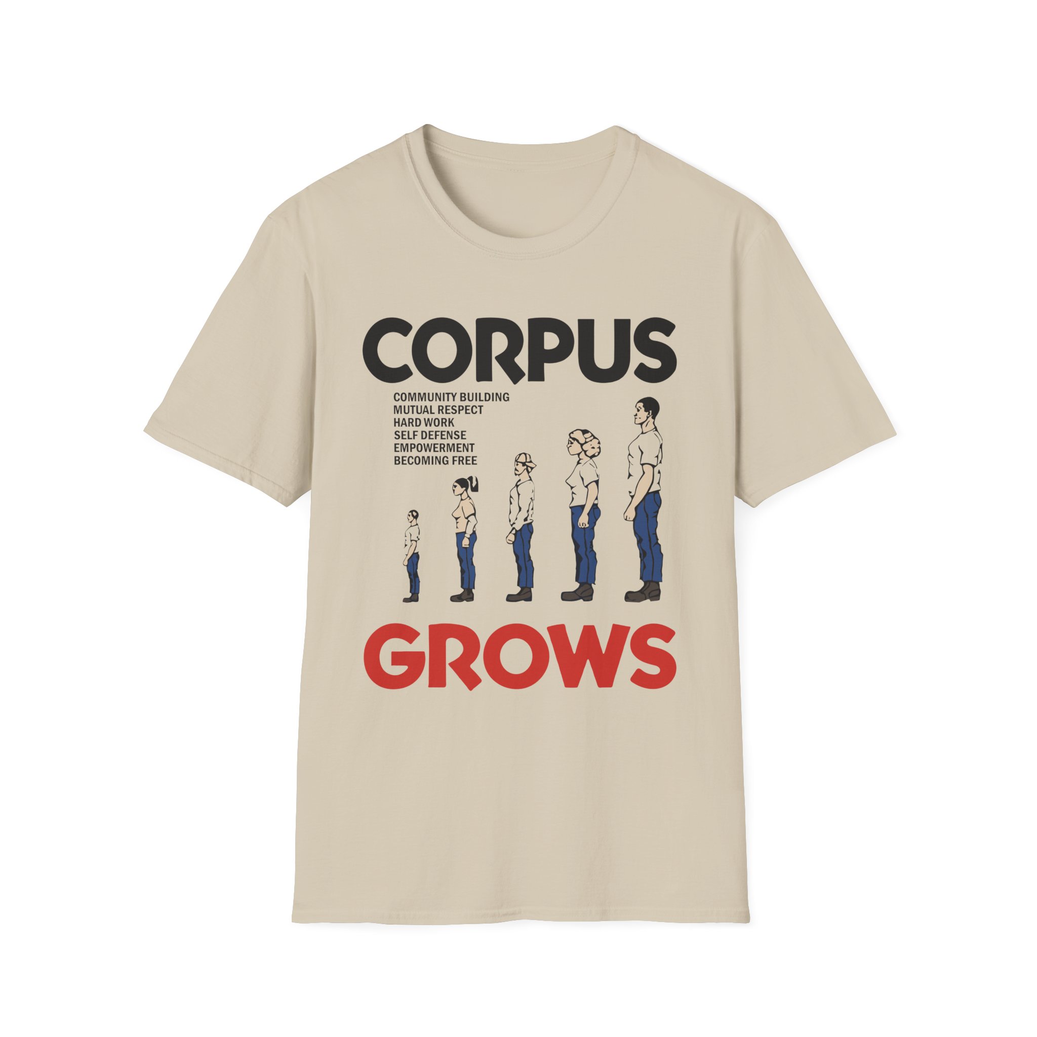 Show Me the Body Corpus Grows Unisex Softstyle T-Shirt