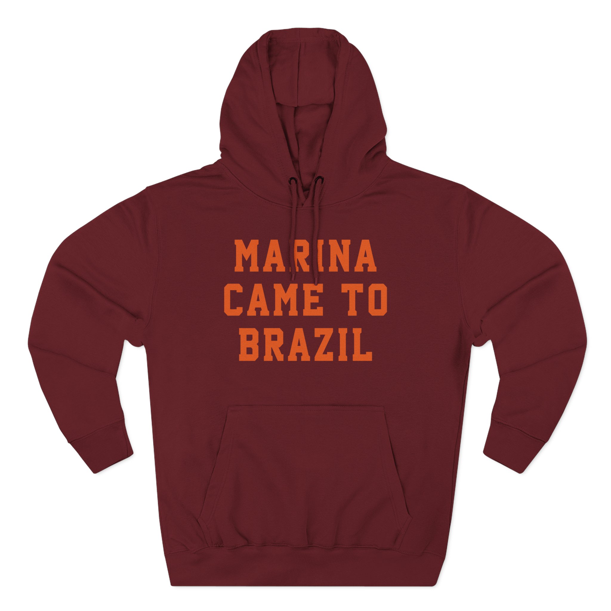 Marina Came to Brazil Three-Panel Fleece Hoodie