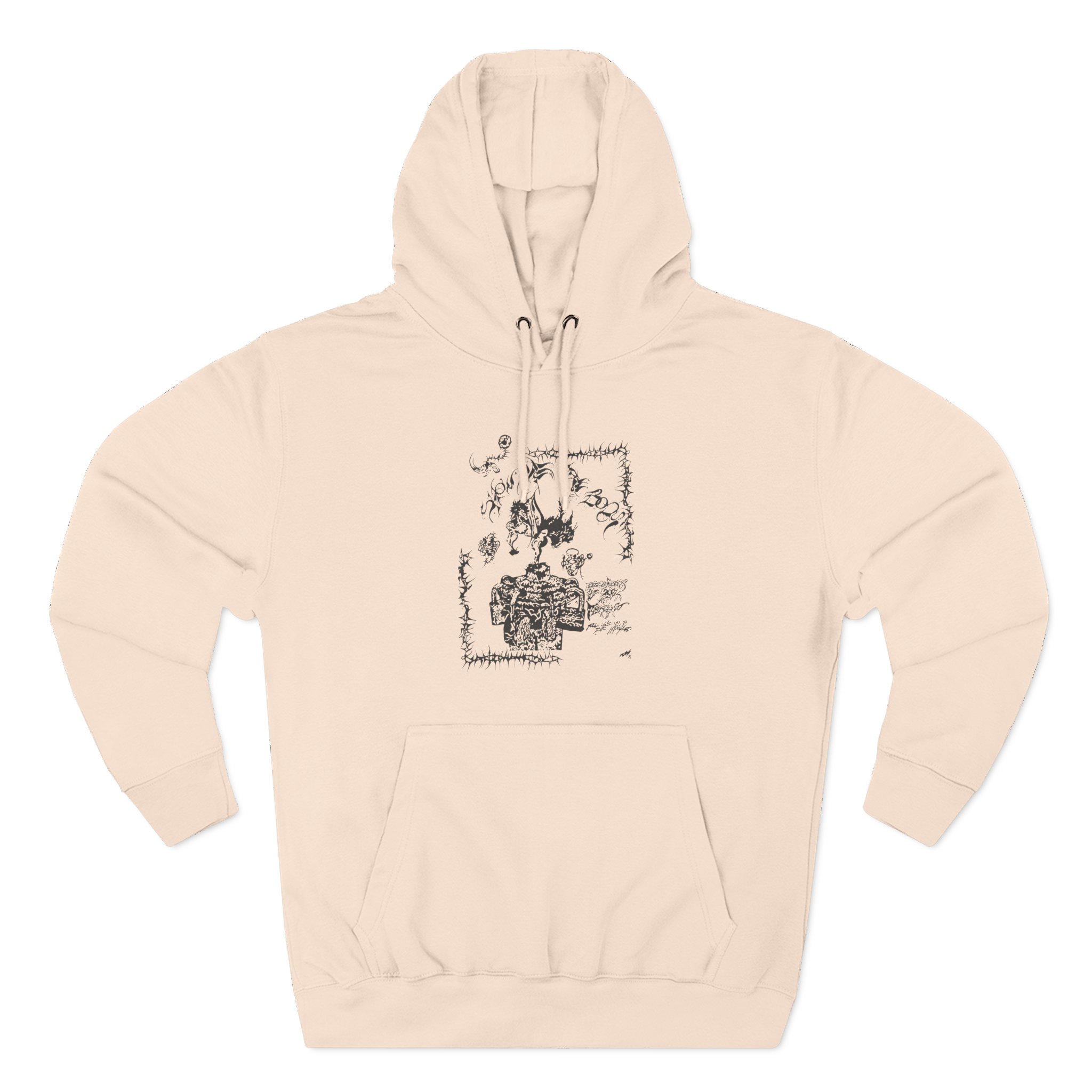 Show Me the Body Three-Panel Fleece Hoodie