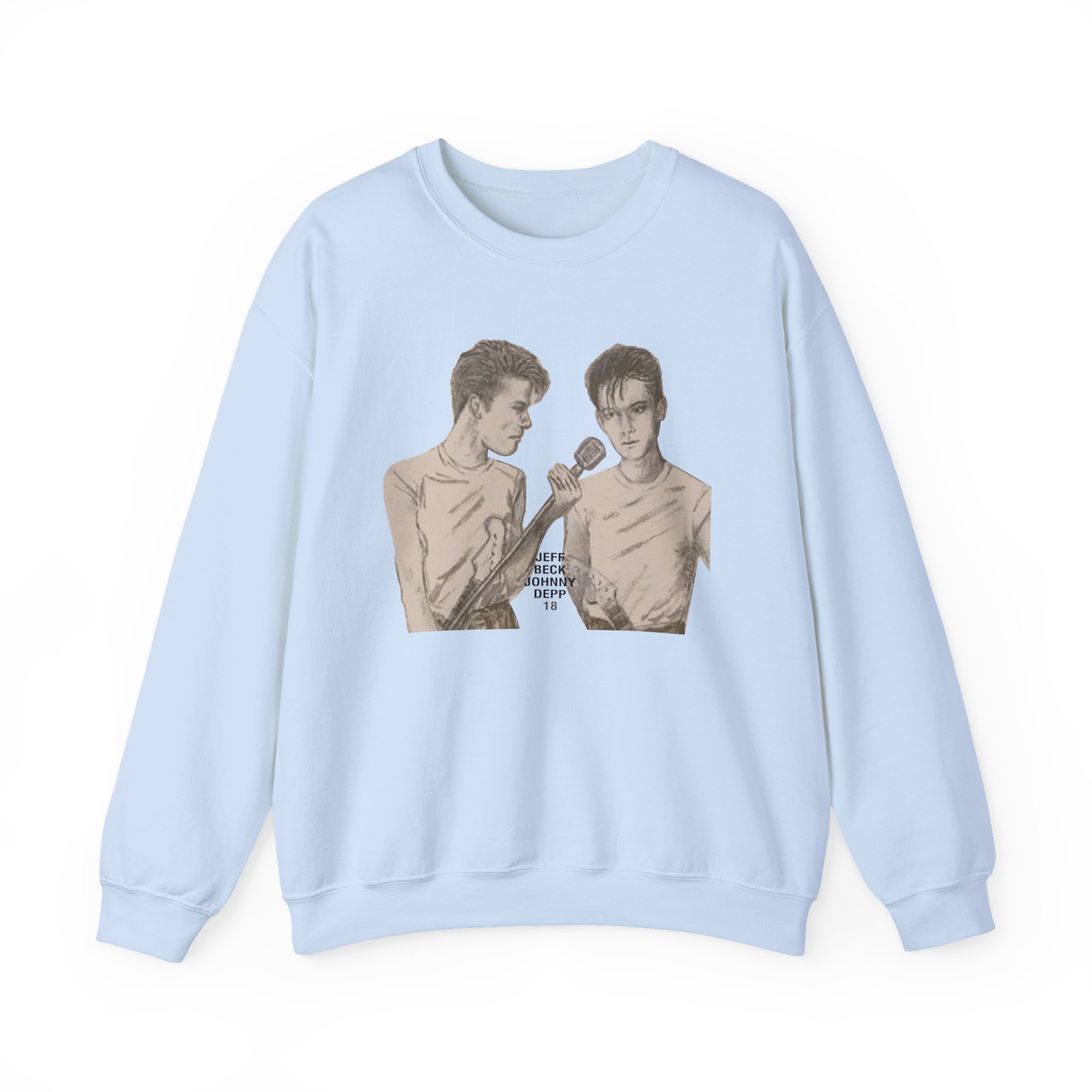 Jeff Beck Jeff & Johnny Unisex Heavy Blendâ„¢ Crewneck Sweatshirt