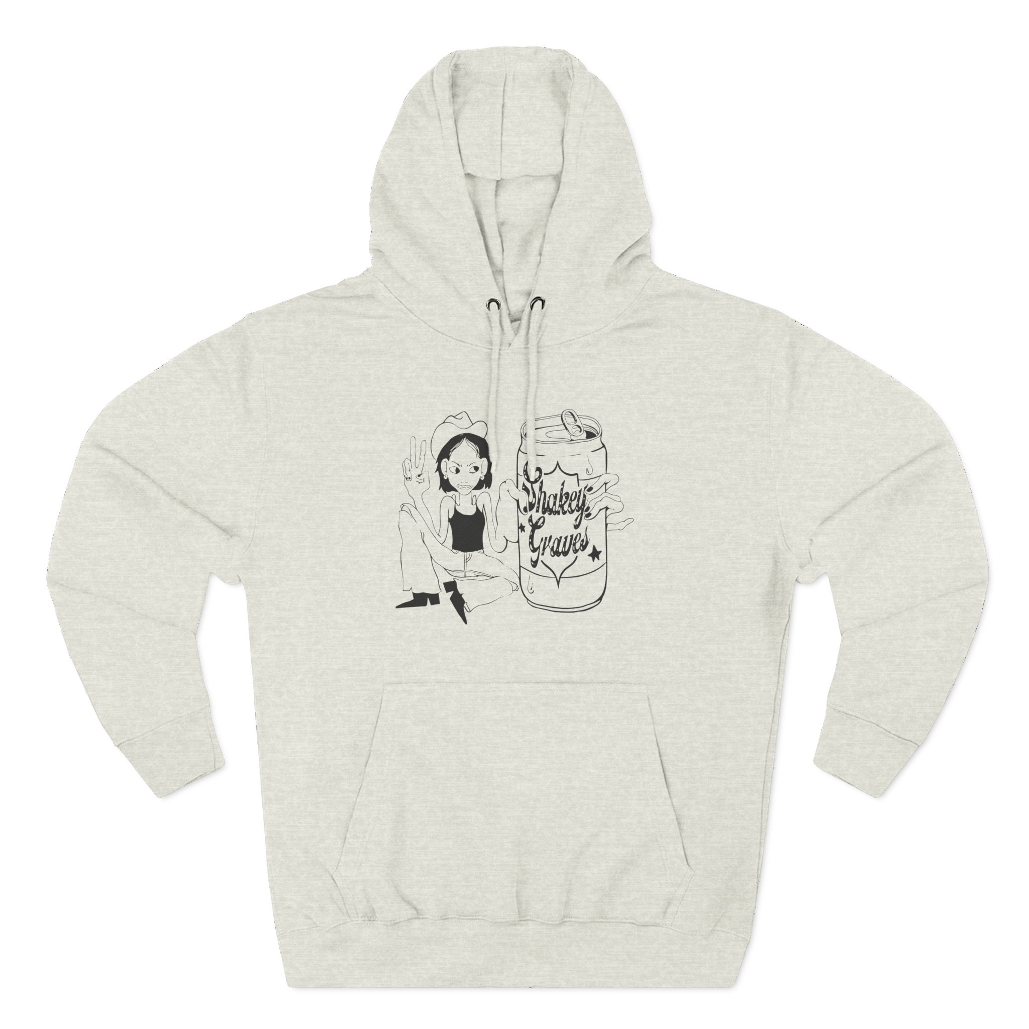 Shakey Graves Three-Panel Fleece Hoodie
