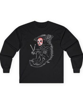 Murderdolls Joey Jordison Joey Cat Blood Mask Unisex Ultra Cotton Long Sleeve Tee