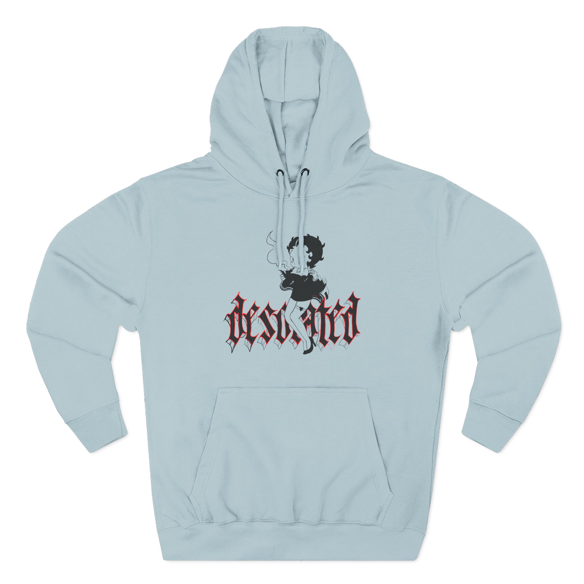 Desolated Betty Three-Panel Fleece Hoodie