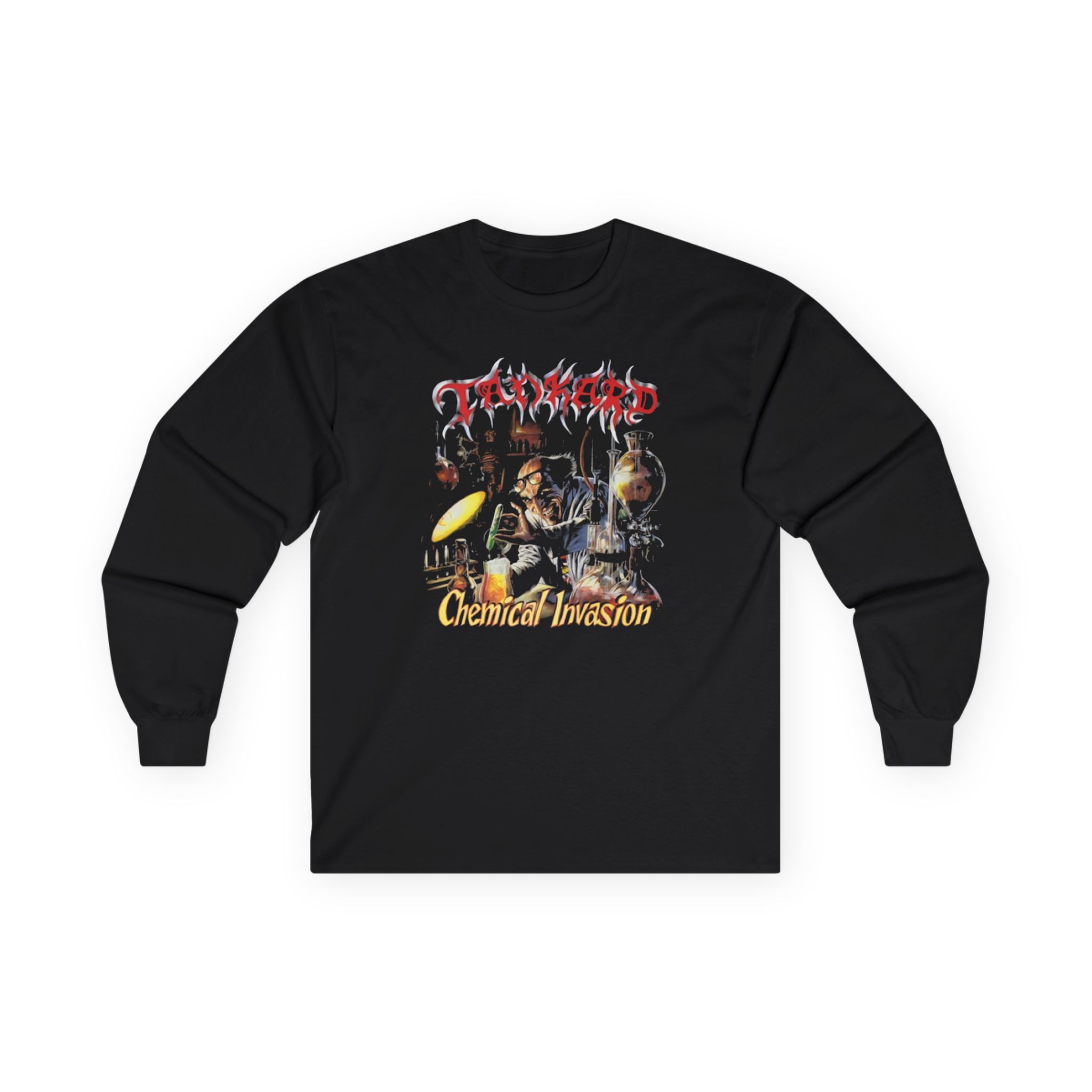Tankard Chemical Invasion Tour 2025 Unisex Ultra Cotton Long Sleeve Tee