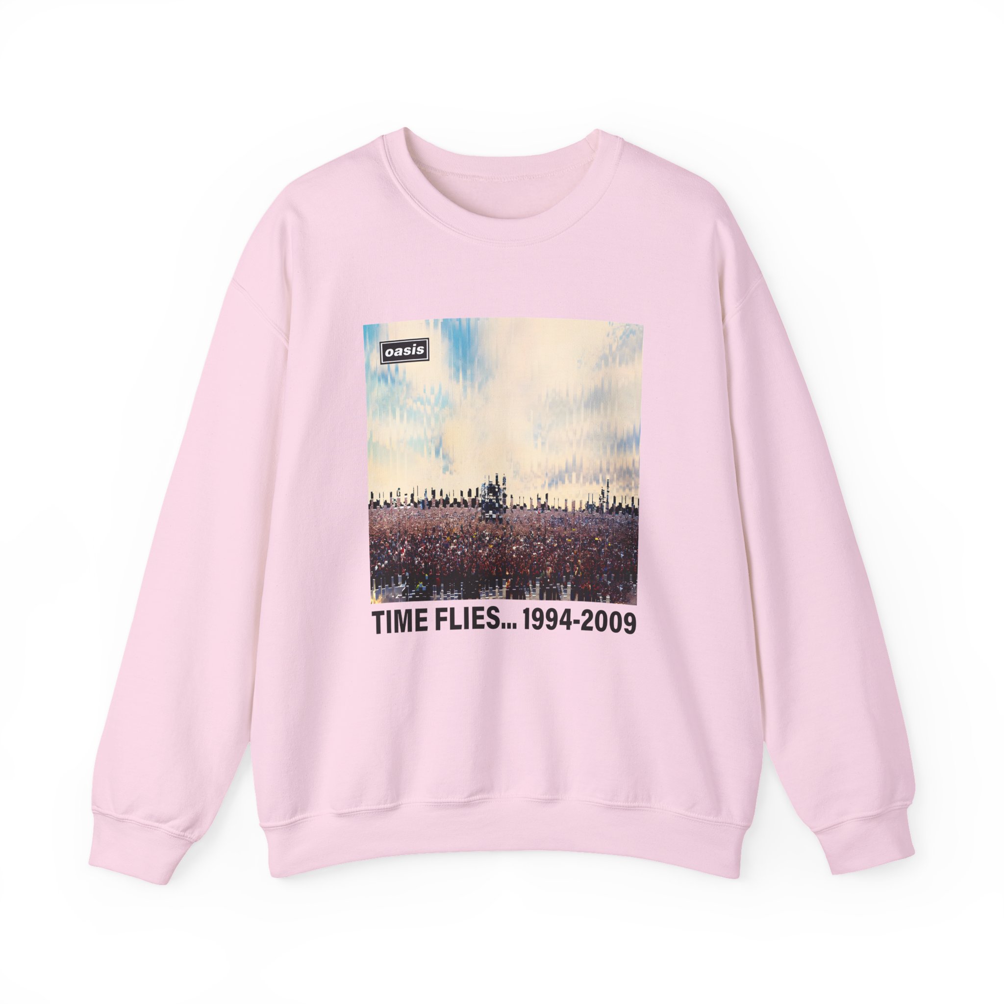 Oasis Time Flies 15th Anniversary Unisex Heavy Blendâ„¢ Crewneck Sweatshirt