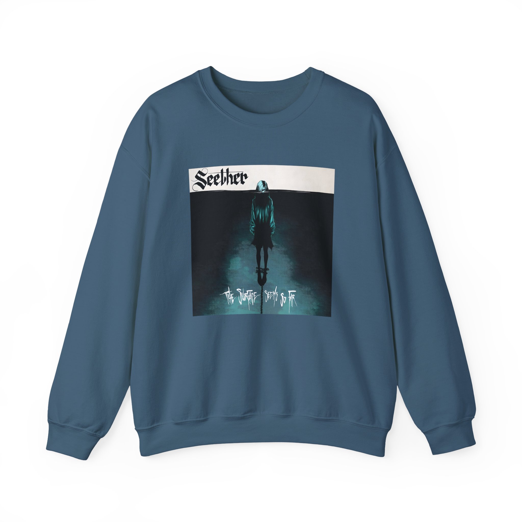Seether the Surface Seems So Far Unisex Heavy Blendâ„¢ Crewneck Sweatshirt