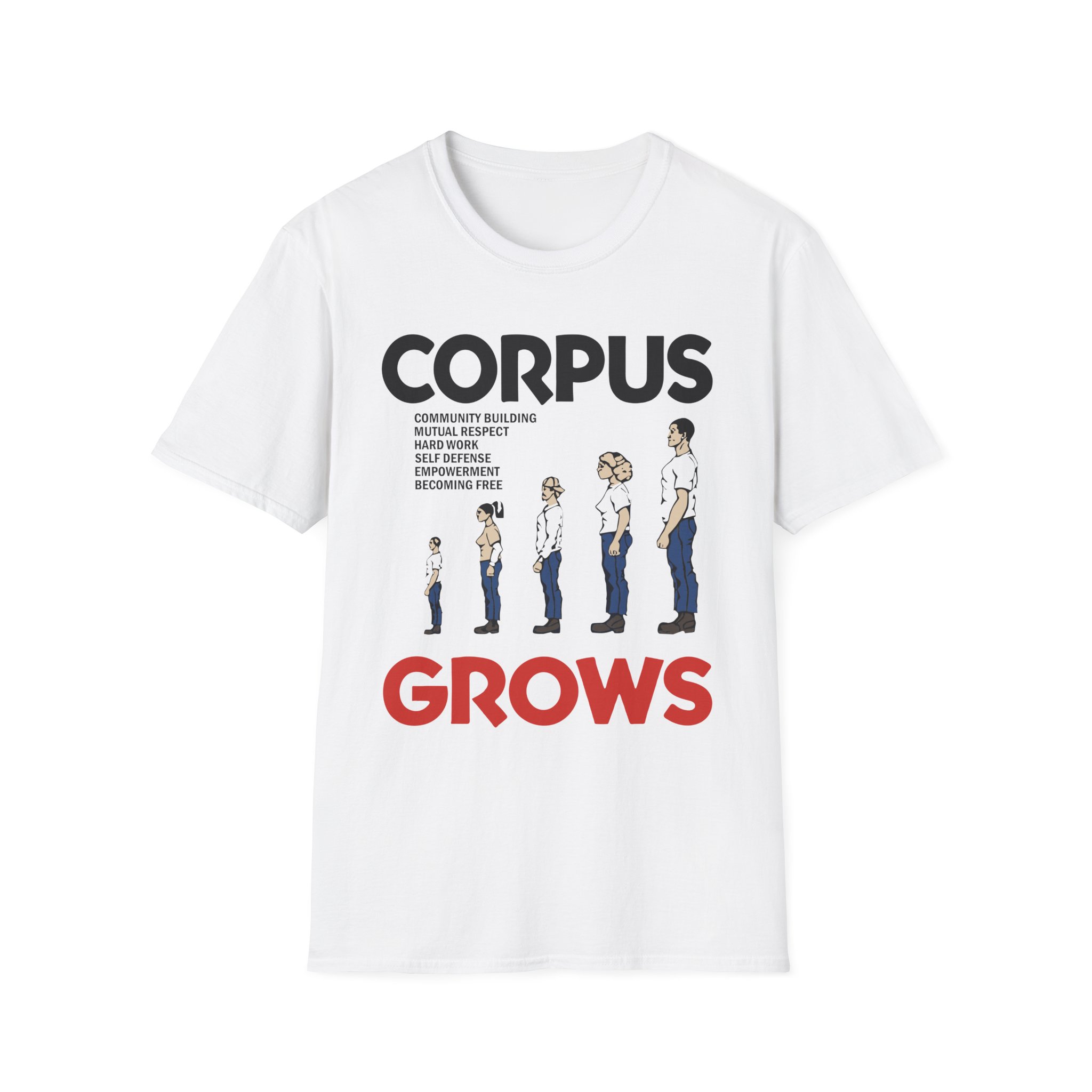 Show Me the Body Corpus Grows Unisex Softstyle T-Shirt