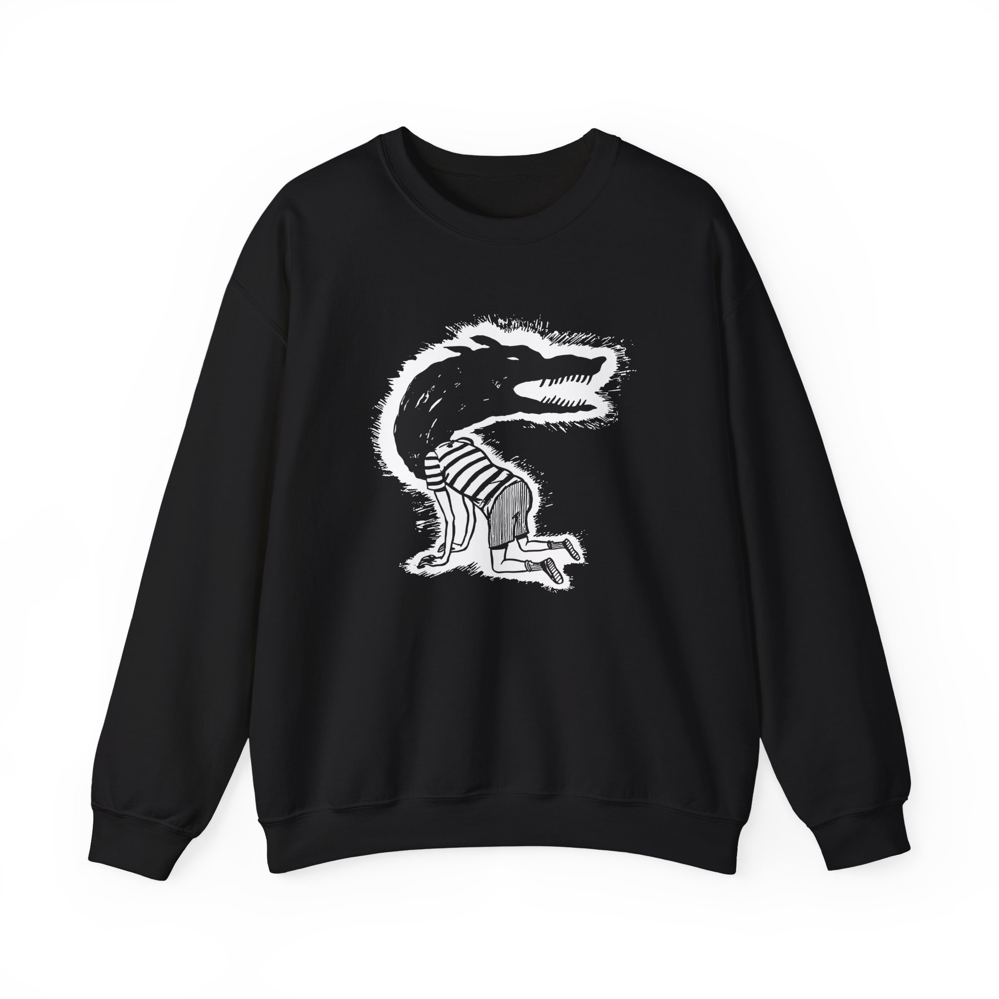 Fireworks Wolf Kid Unisex Heavy Blendâ„¢ Crewneck Sweatshirt