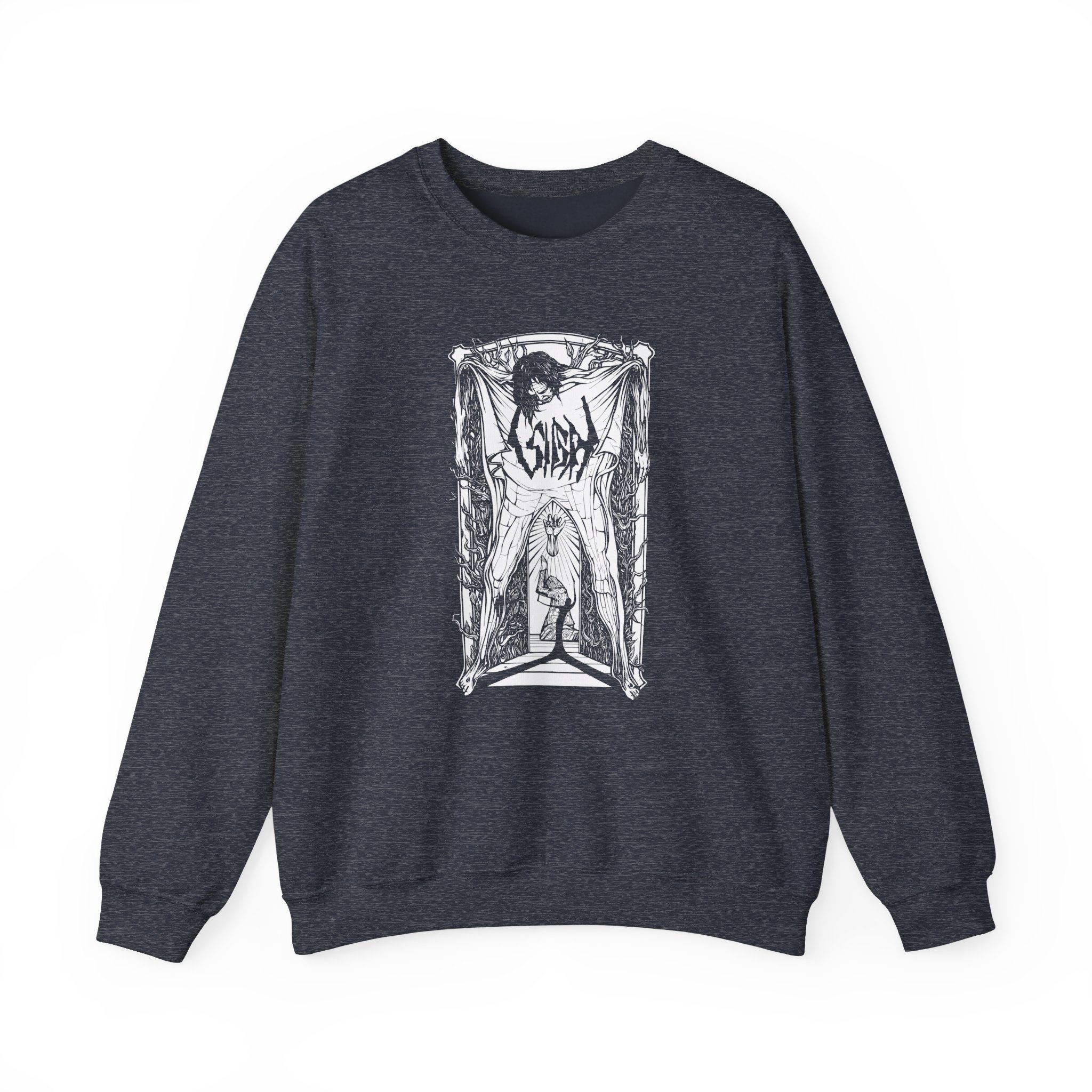 Sigh Cost B&w Unisex Heavy Blendâ„¢ Crewneck Sweatshirt