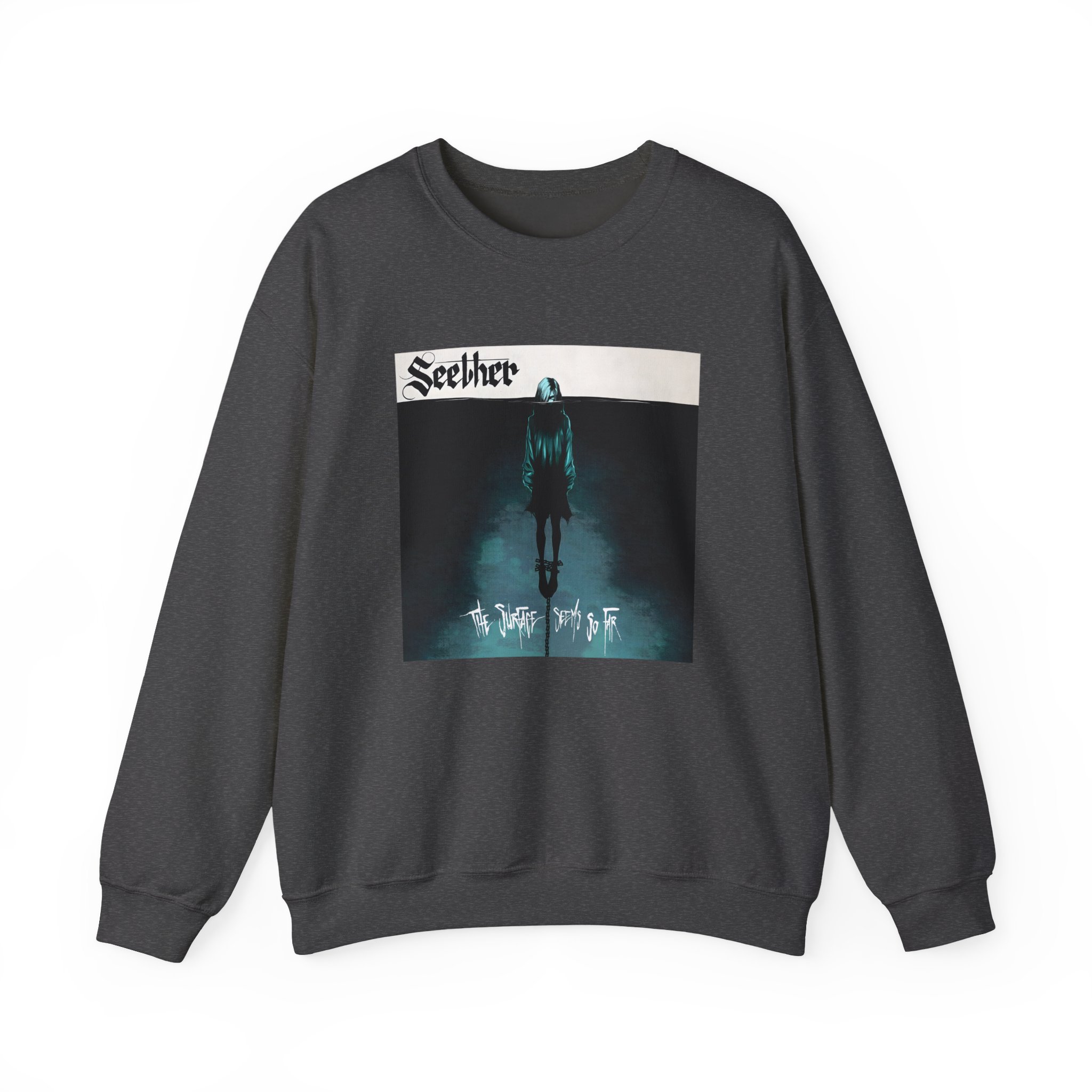 Seether the Surface Seems So Far Unisex Heavy Blendâ„¢ Crewneck Sweatshirt