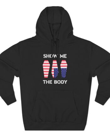 Show Me the Body Coffin Three-Panel Fleece Hoodie